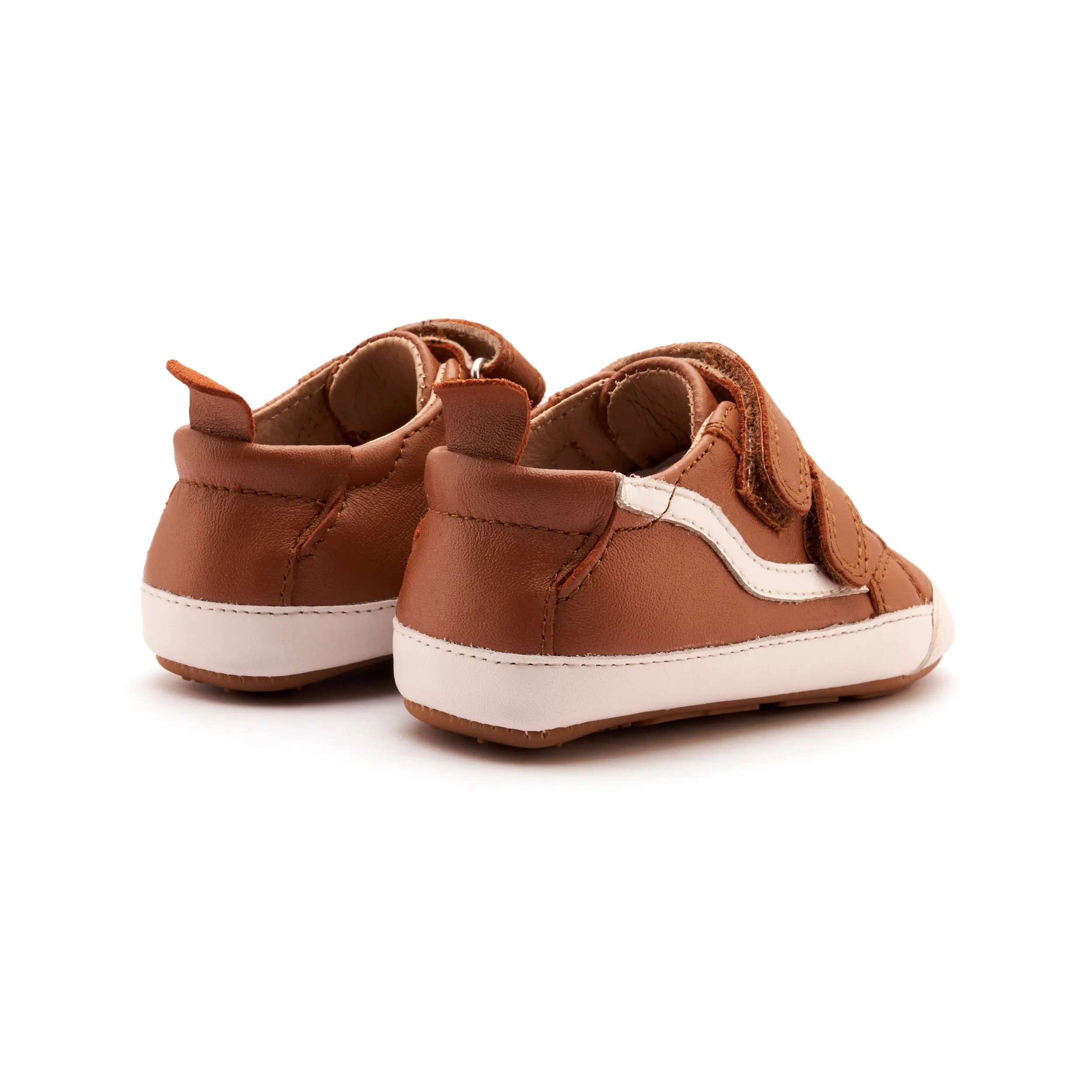 Old Soles Boy's Squiggle Bub Casual Shoes - Tan / Snow city break