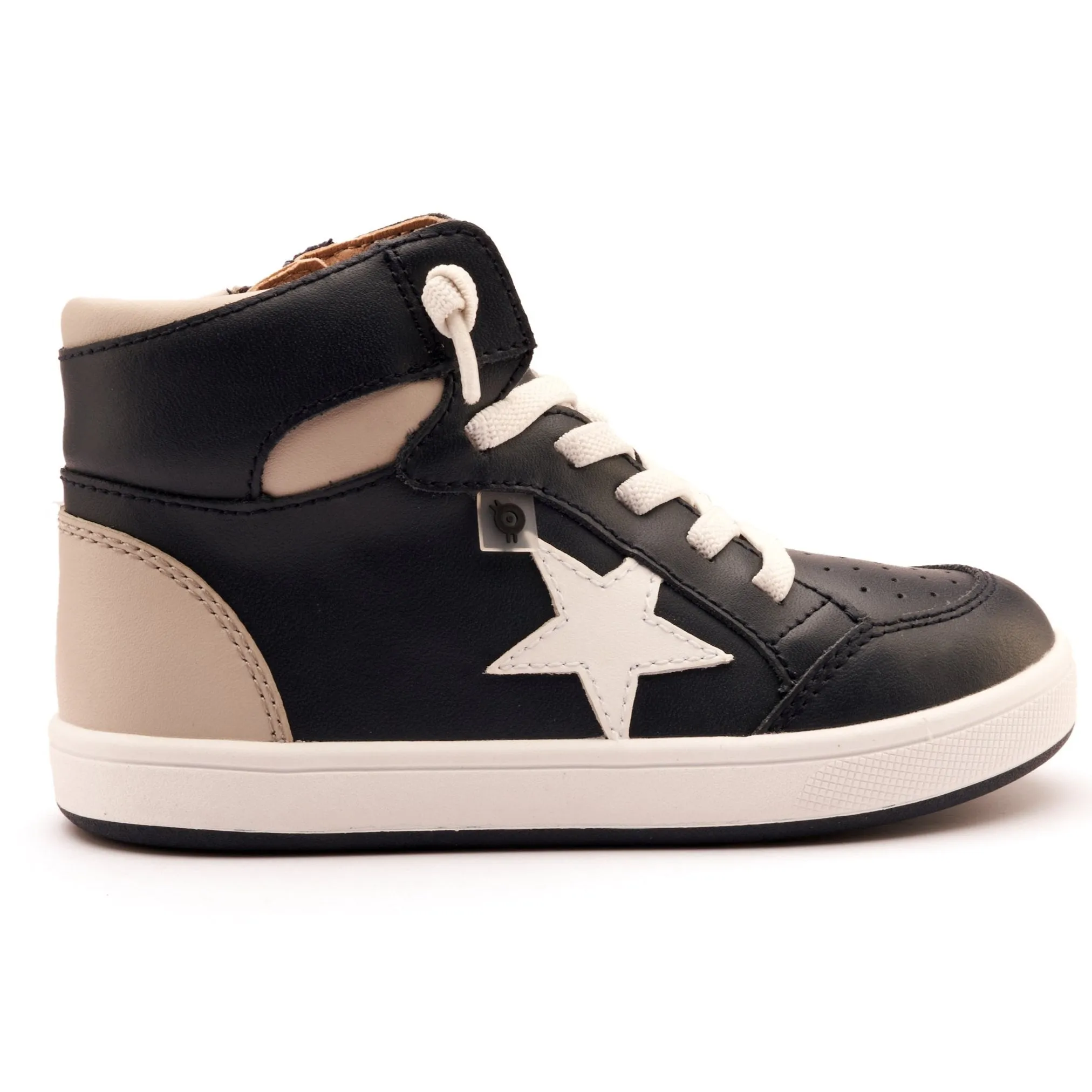 Old Soles Boy's Starling Casual Shoes - Navy / Gris / Snow metro style