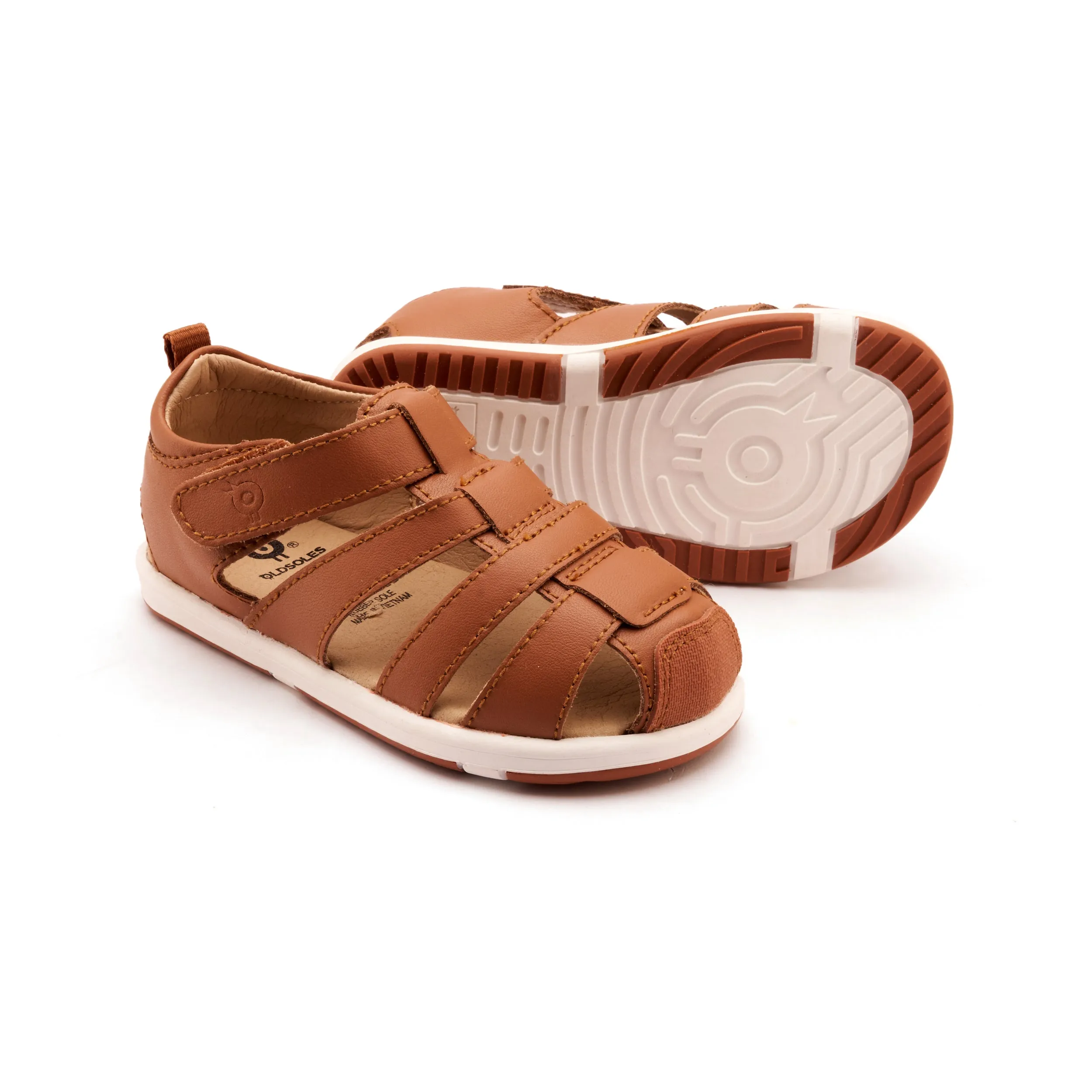 Old Soles Boy's Surf Sandals - Tan smart edge