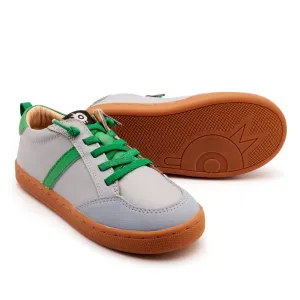 Old Soles Boy's Urban Road Casual Shoes - Dusty Blue / Neon Green comfy ride
