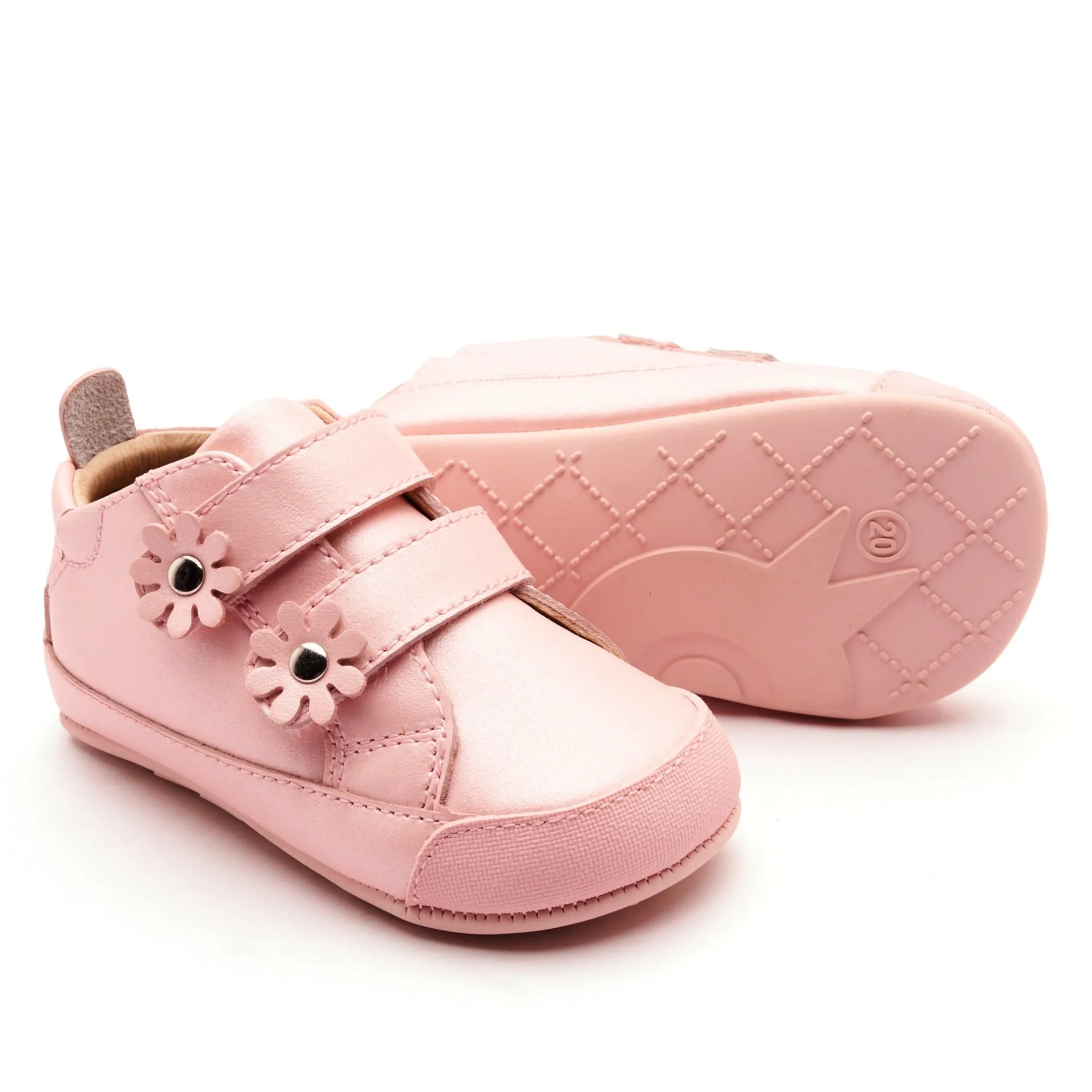 Old Soles Girl's 0084RT Flower Baby Casual Shoes - Nacardo Dalia / Nacardo Dalia Sole walk smart