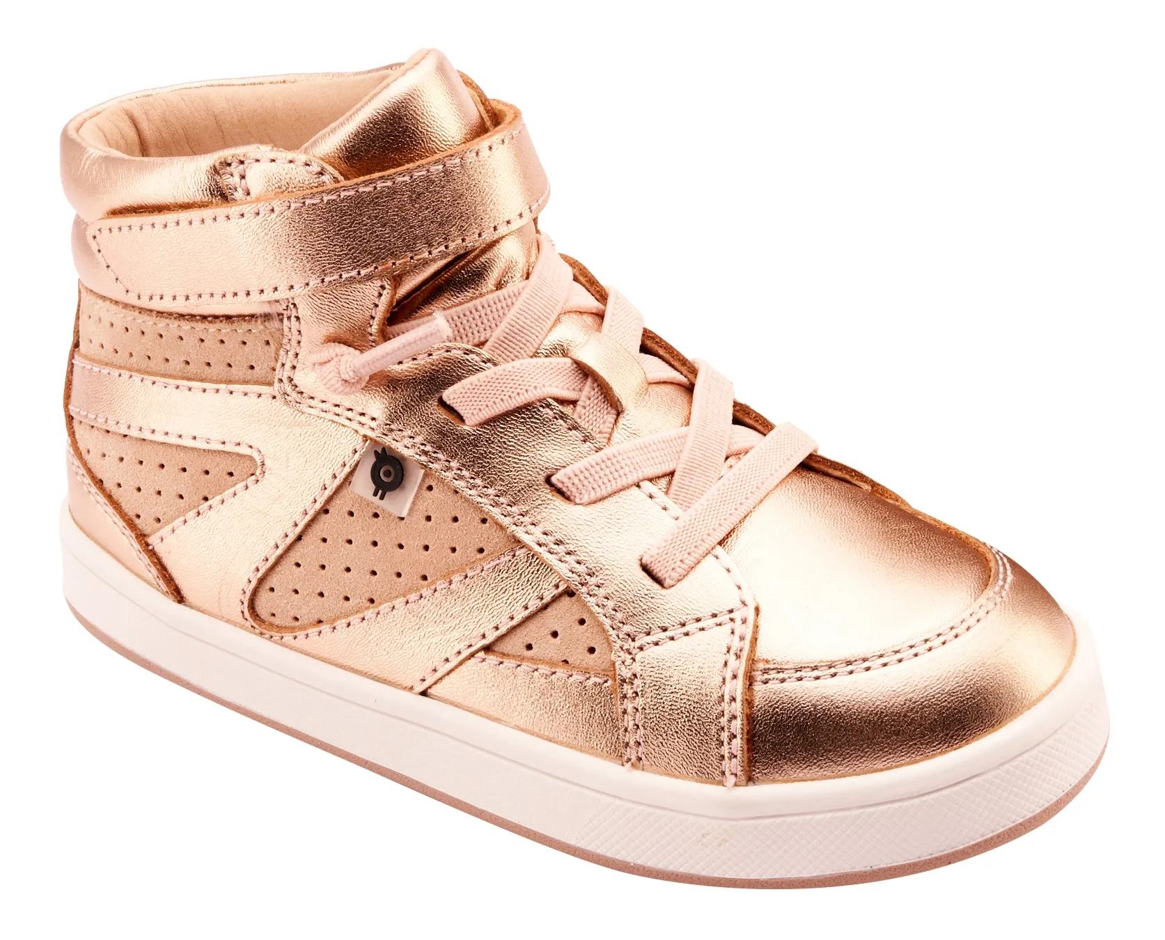 Old Soles Girl's 1004 Sole Base Casual Shoes - Copper / Copper Suede / White Copper Sole no pressure
