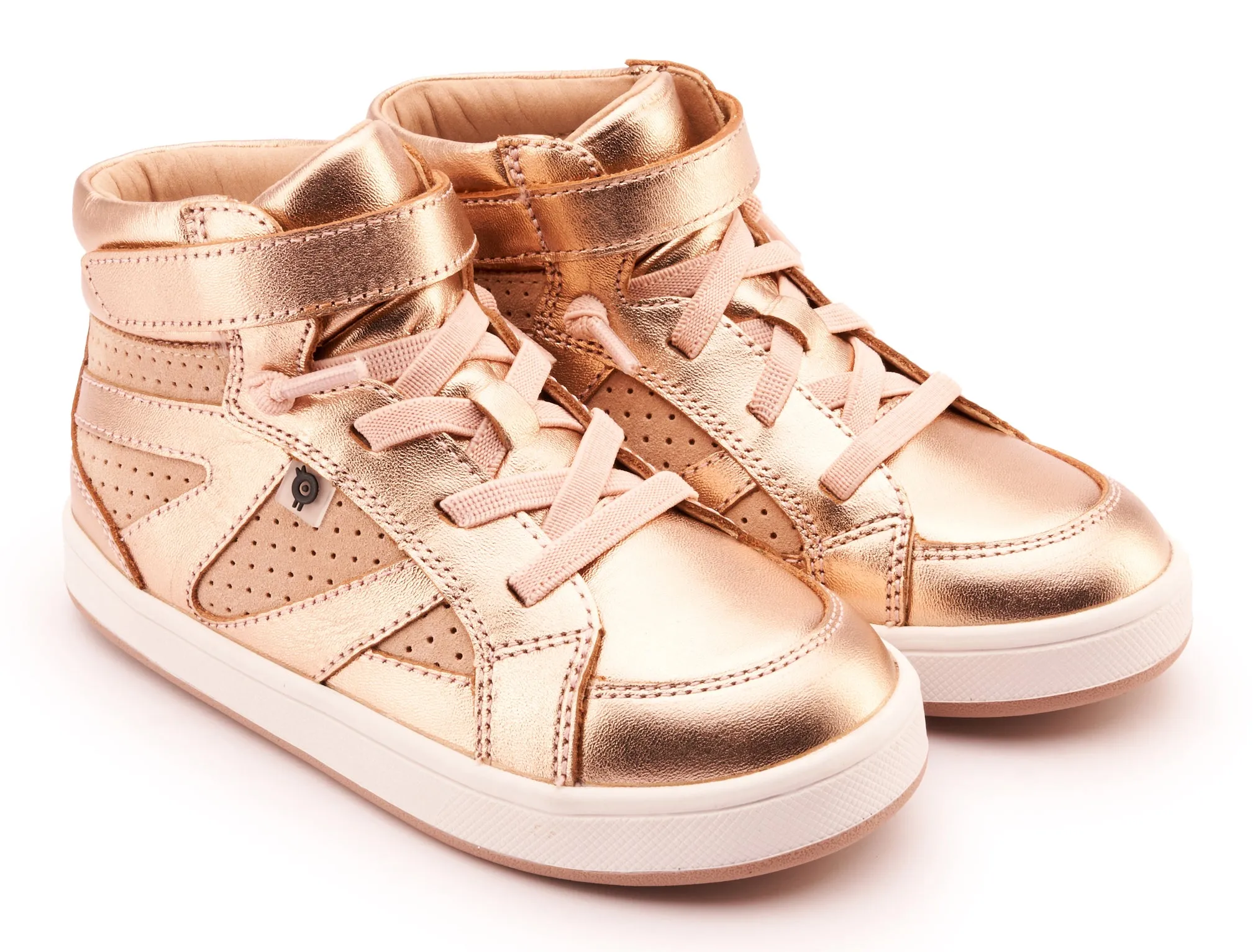 Old Soles Girl's 1004 Sole Base Casual Shoes - Copper / Copper Suede / White Copper Sole meet friend