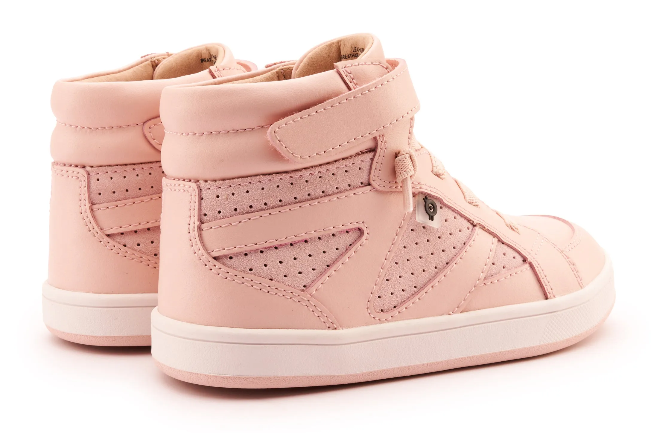 Old Soles Girl's 1004 Sole Base Casual Shoes - Powder Pink / Powder Pink Suede / White Powder Pink Sole cool feet