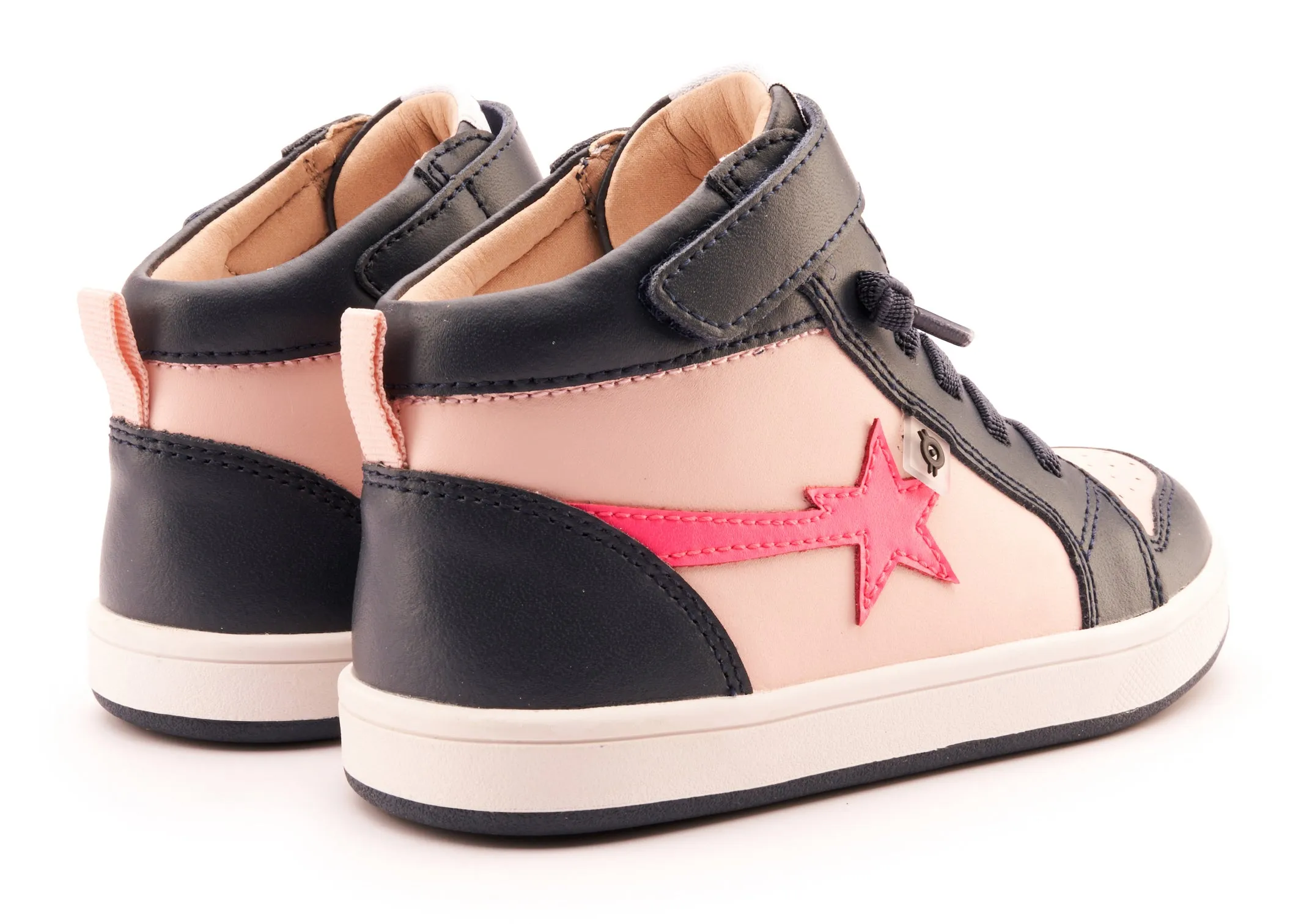 Old Soles Girl's 1007 Team-Star Casual Shoes - Powder Pink / Neon Pink work life