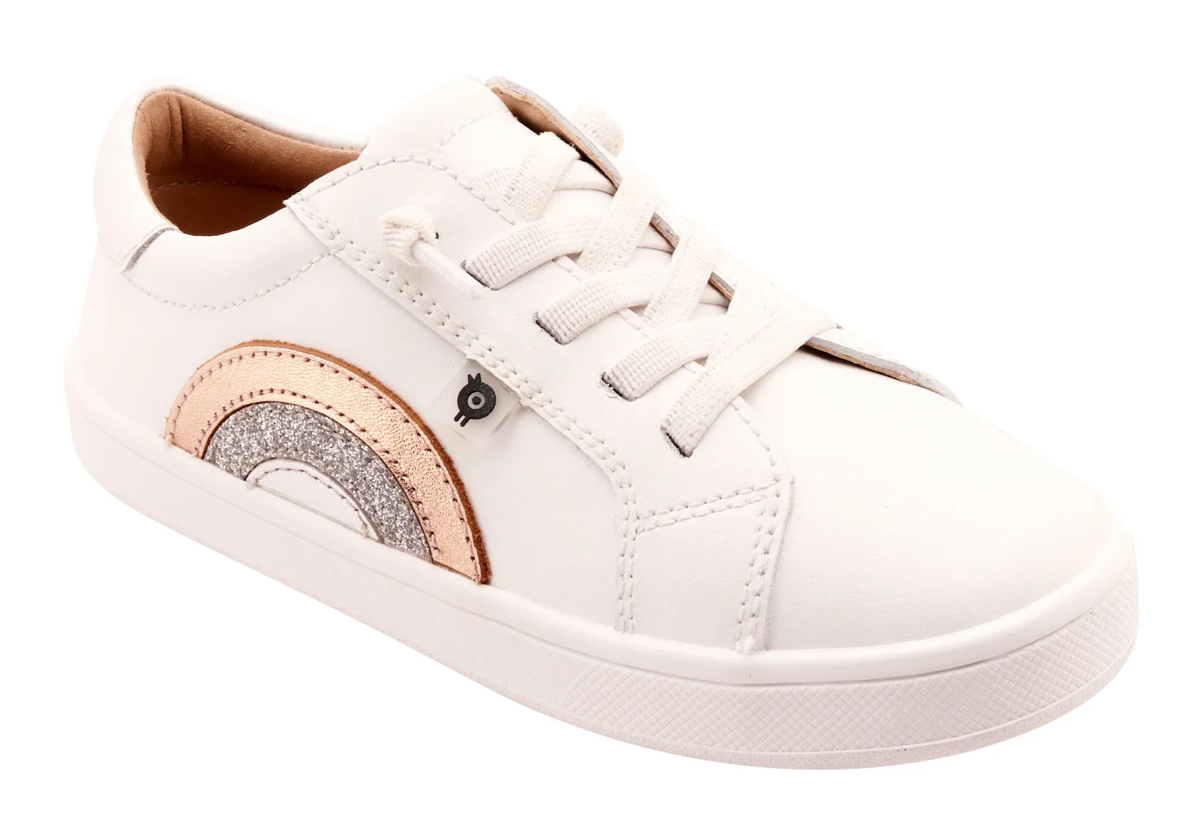 Old Soles Girl's 1010 Girl's Rainbow Jumpa Casual Shoes - Snow / Copper style flex
