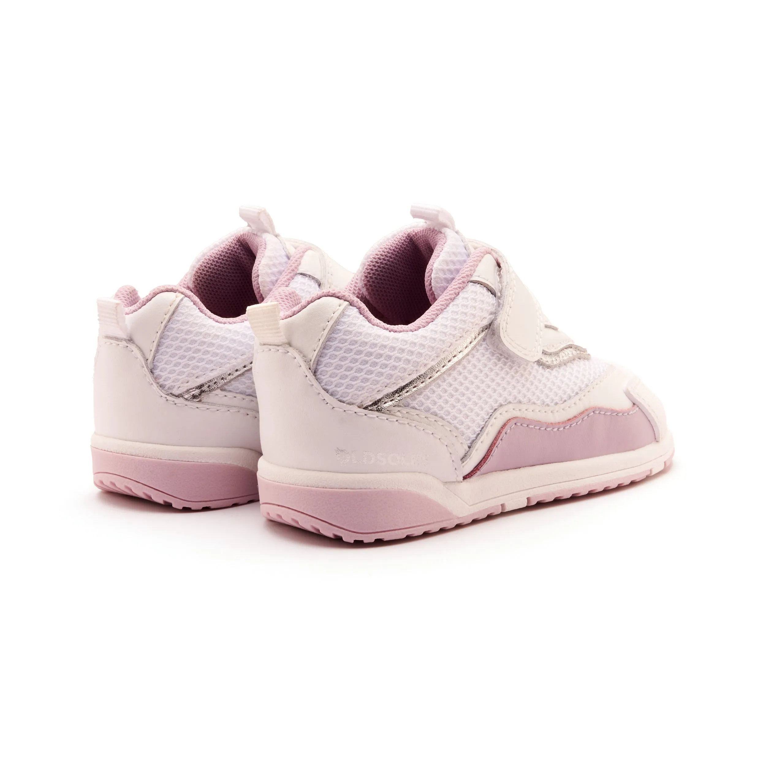 Old Soles Girl's 2109 Soda Casual Shoes - Snow / Lilium / Silver / White Lilium Sole work life