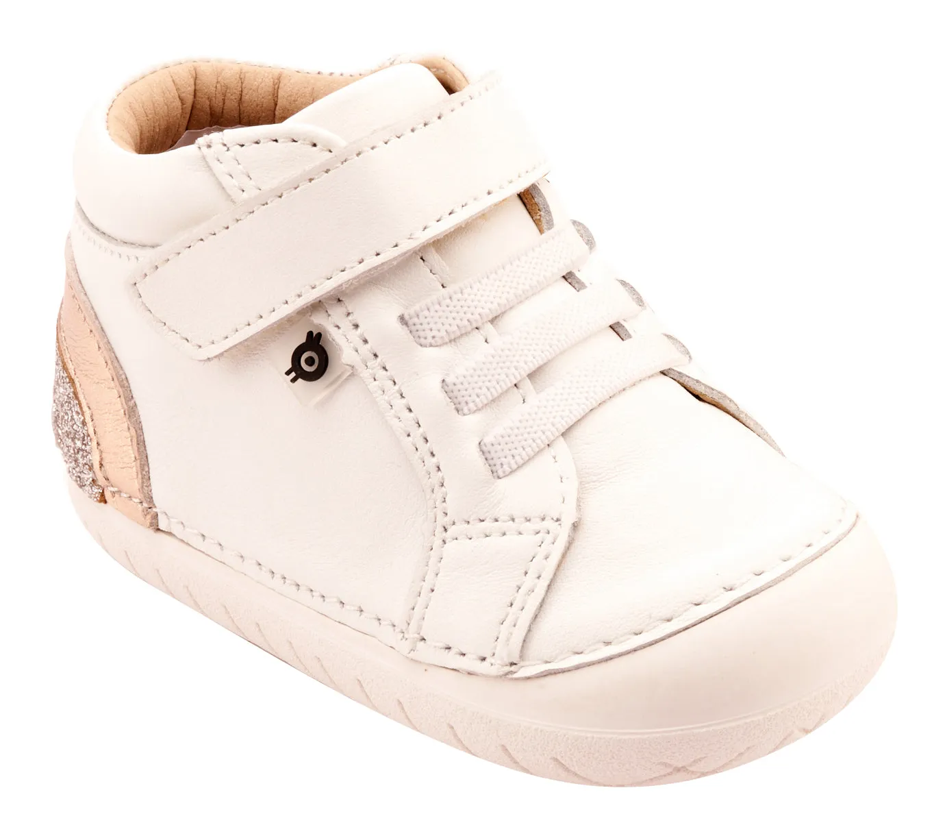 Old Soles Girl's 4091 Rainbow Champster Casual Shoes - Snow / Copper vibe tech