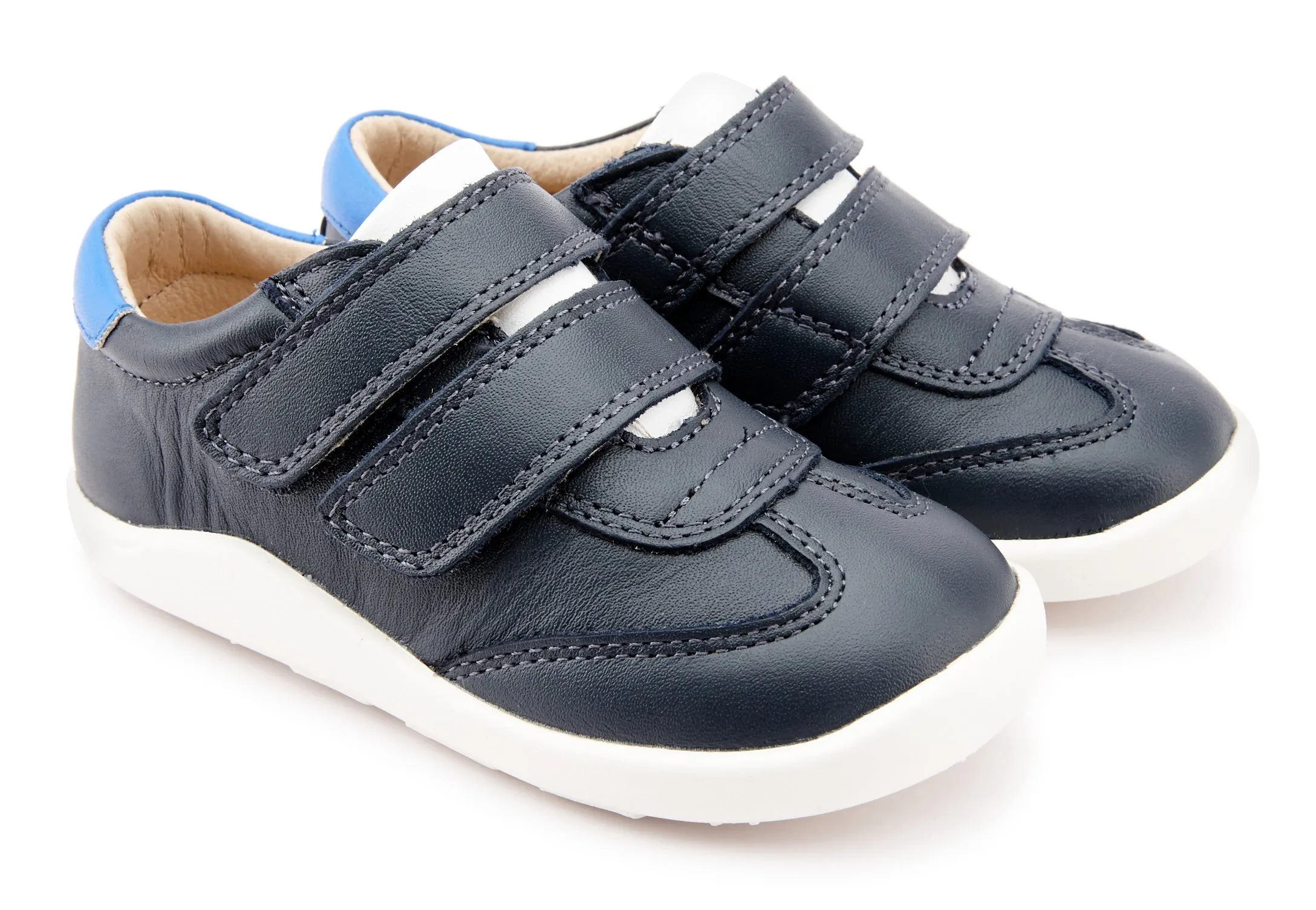 Old Soles Girl's 8012 Path Way Shoes - Navy/Snow/Neon Blue feel home