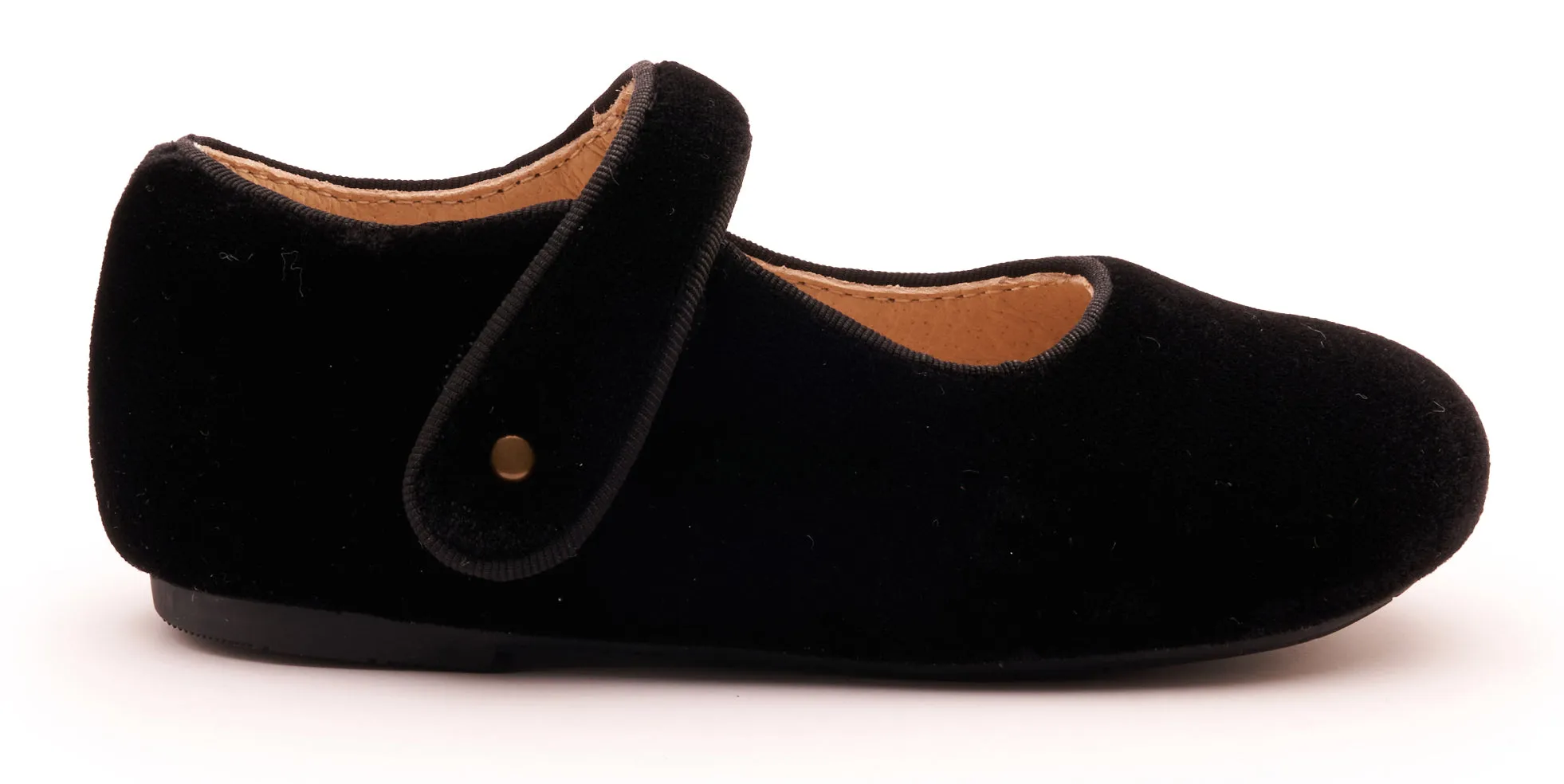 Old Soles Girl's 803 Lady Jane Dress Shoes - Black Velvet style match