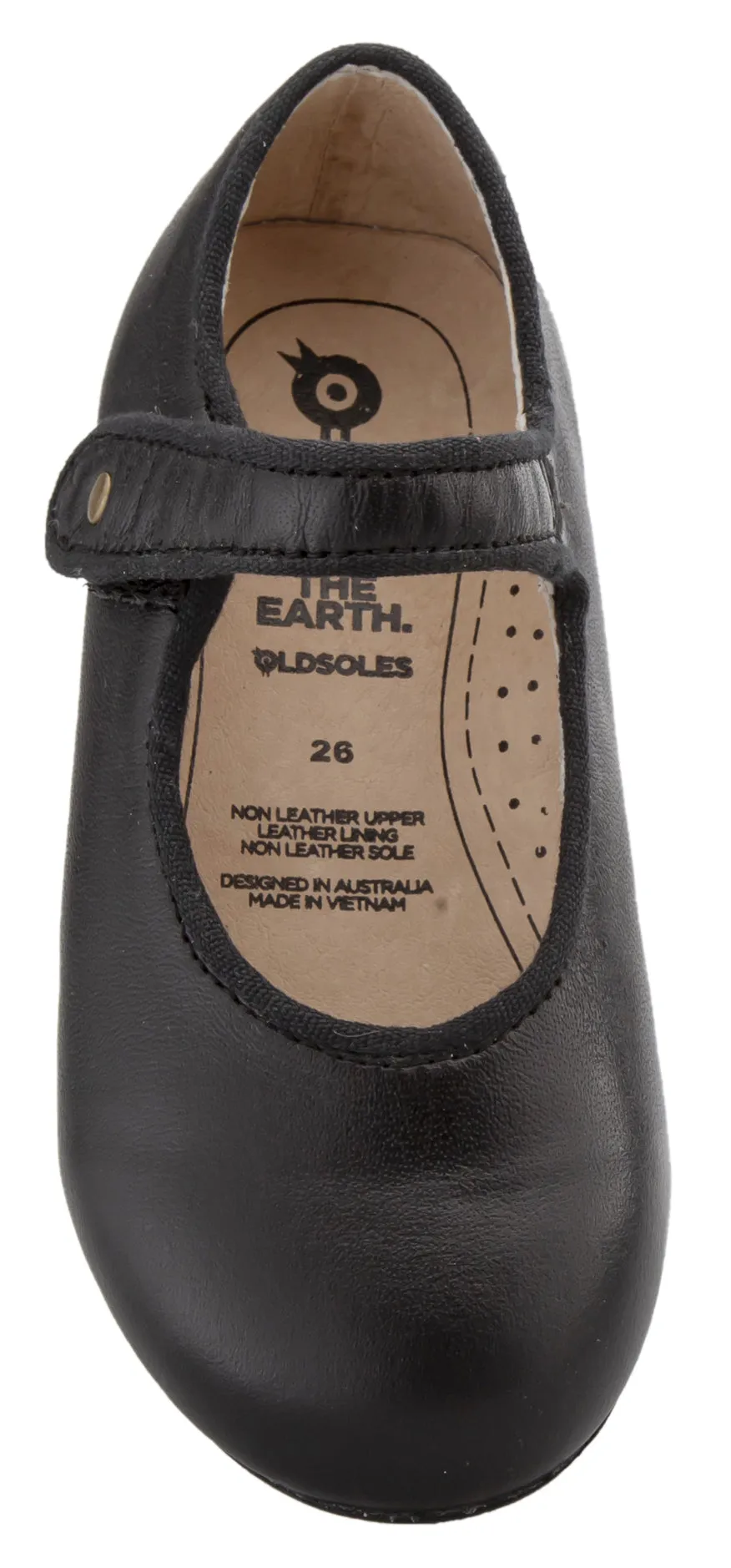 Old Soles Girl's 803 Lady Jane Mary Jane, Black tonal match