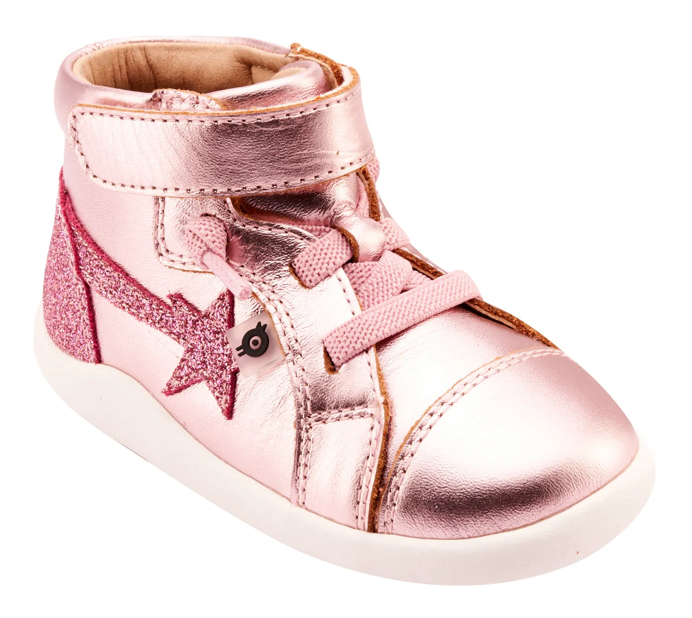 Old Soles Girl's 8038 Parade Casual Shoes - Pink Frost / Glam Pink light sole