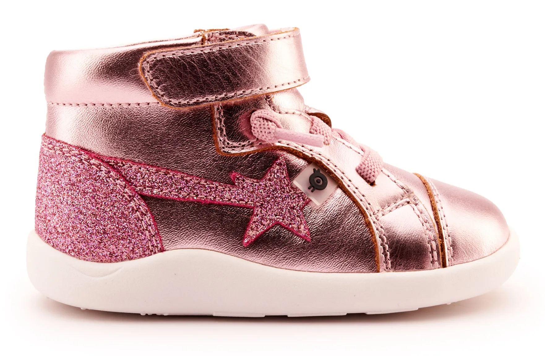 Old Soles Girl's 8038 Parade Casual Shoes - Pink Frost / Glam Pink no lace
