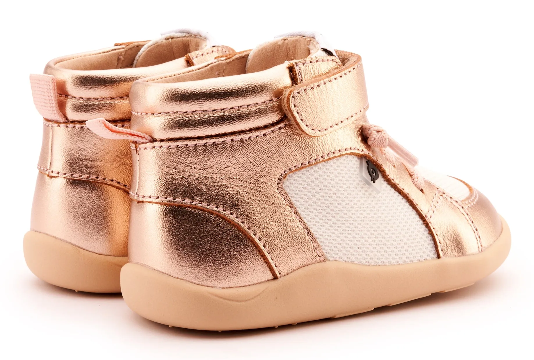 Old Soles Girl's 8045 Mainlander Casual Shoes - Copper / White smart edge
