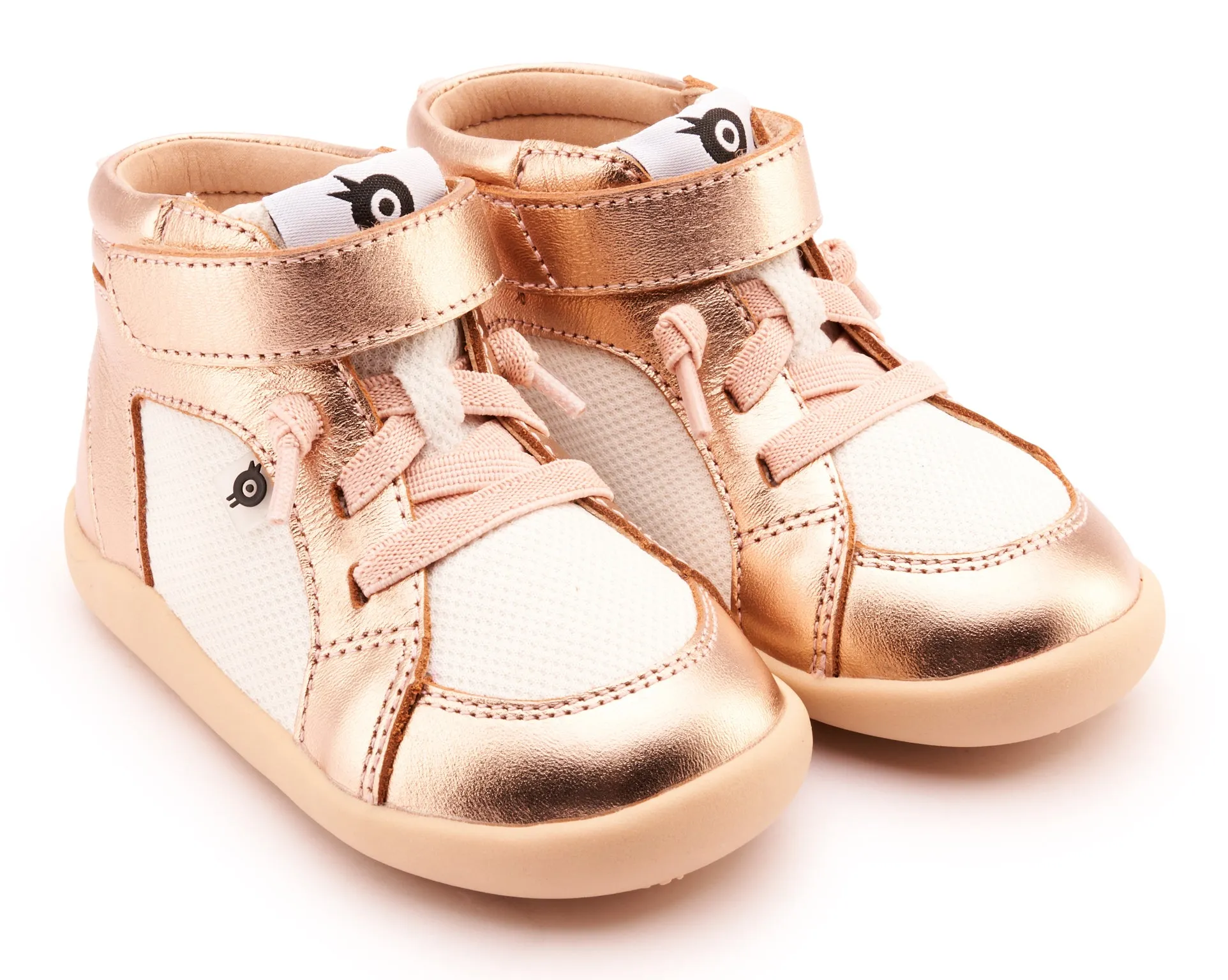 Old Soles Girl's 8045 Mainlander Casual Shoes - Copper / White urban cool