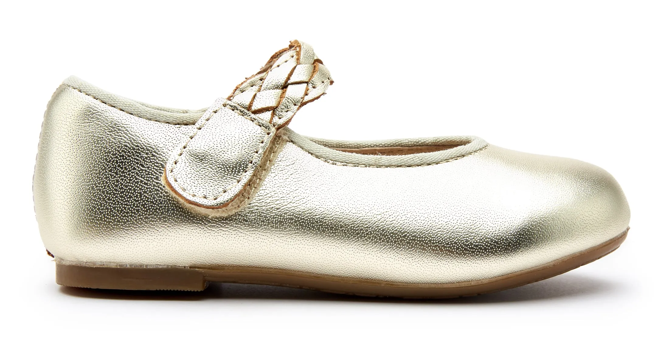 Old Soles Girl's 817 Lady Plat Shoes - Gold night mode