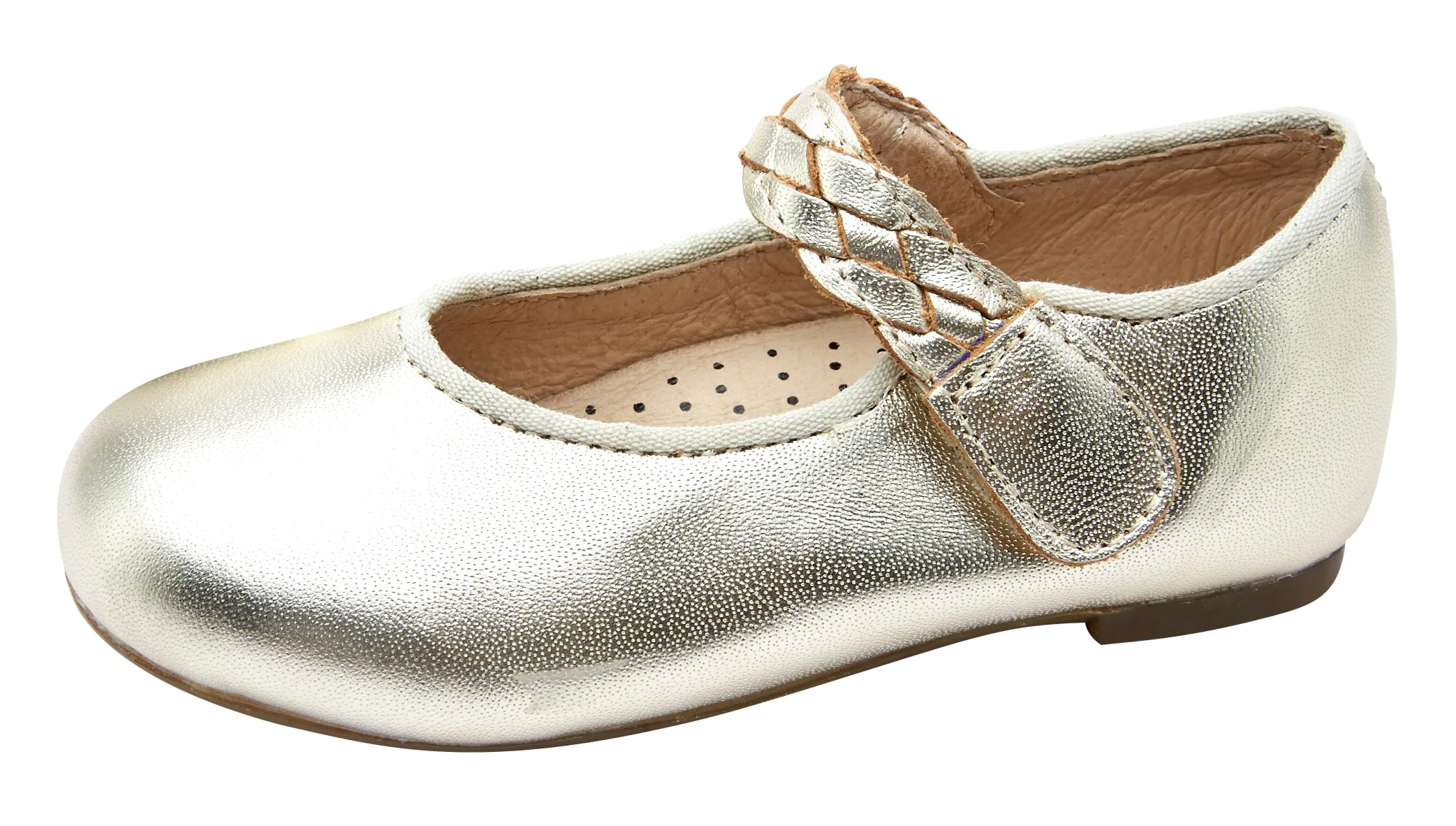 Old Soles Girl's 817 Lady Plat Shoes - Gold stress free