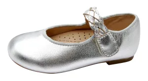 Old Soles Girl's 817 Lady Plat Shoes - Silver everywear fit