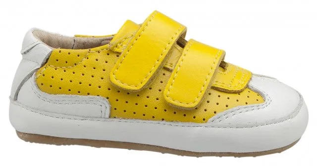 Old Soles Girl's and Boy's 0025R Chaser Sneakers, Sunflower/Snow weekend feel