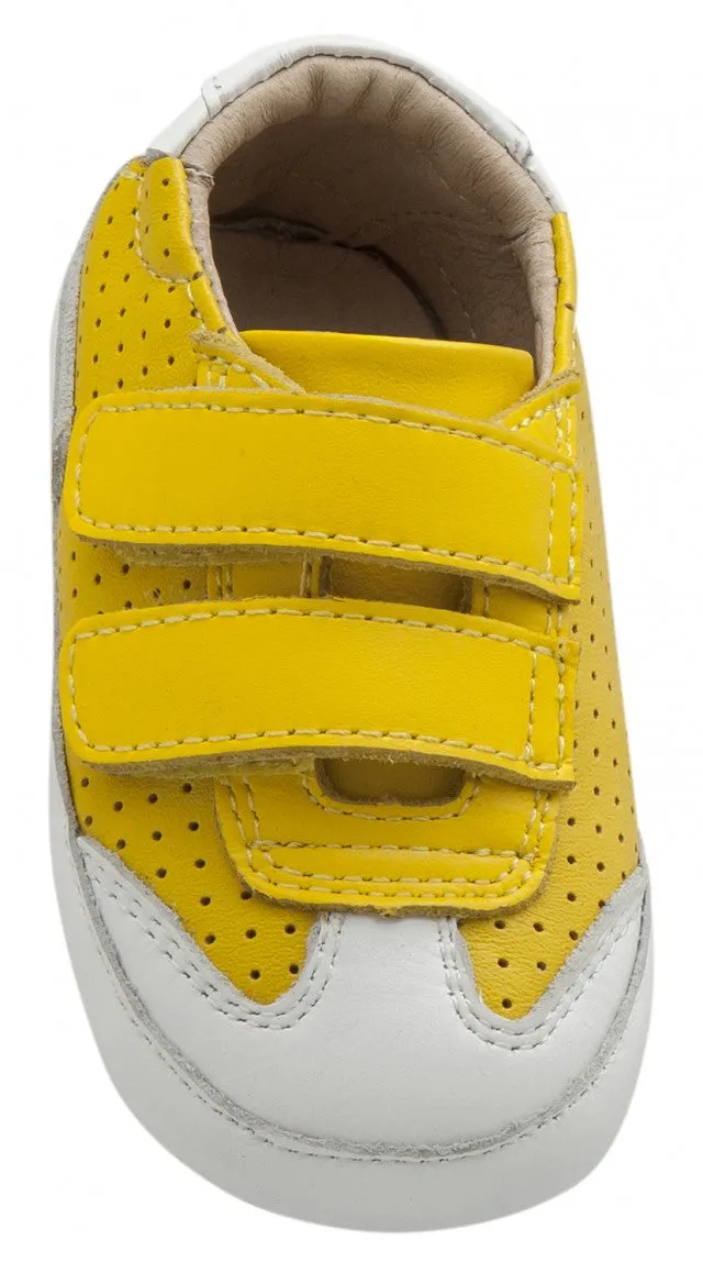 Old Soles Girl's and Boy's 0025R Chaser Sneakers, Sunflower/Snow daily wear