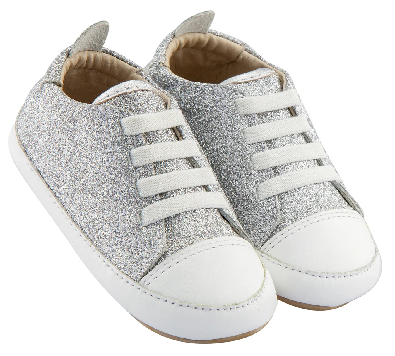 Old Soles Girl's and Boy's Eazy Jogger, Glam Argent/Silver edge daily