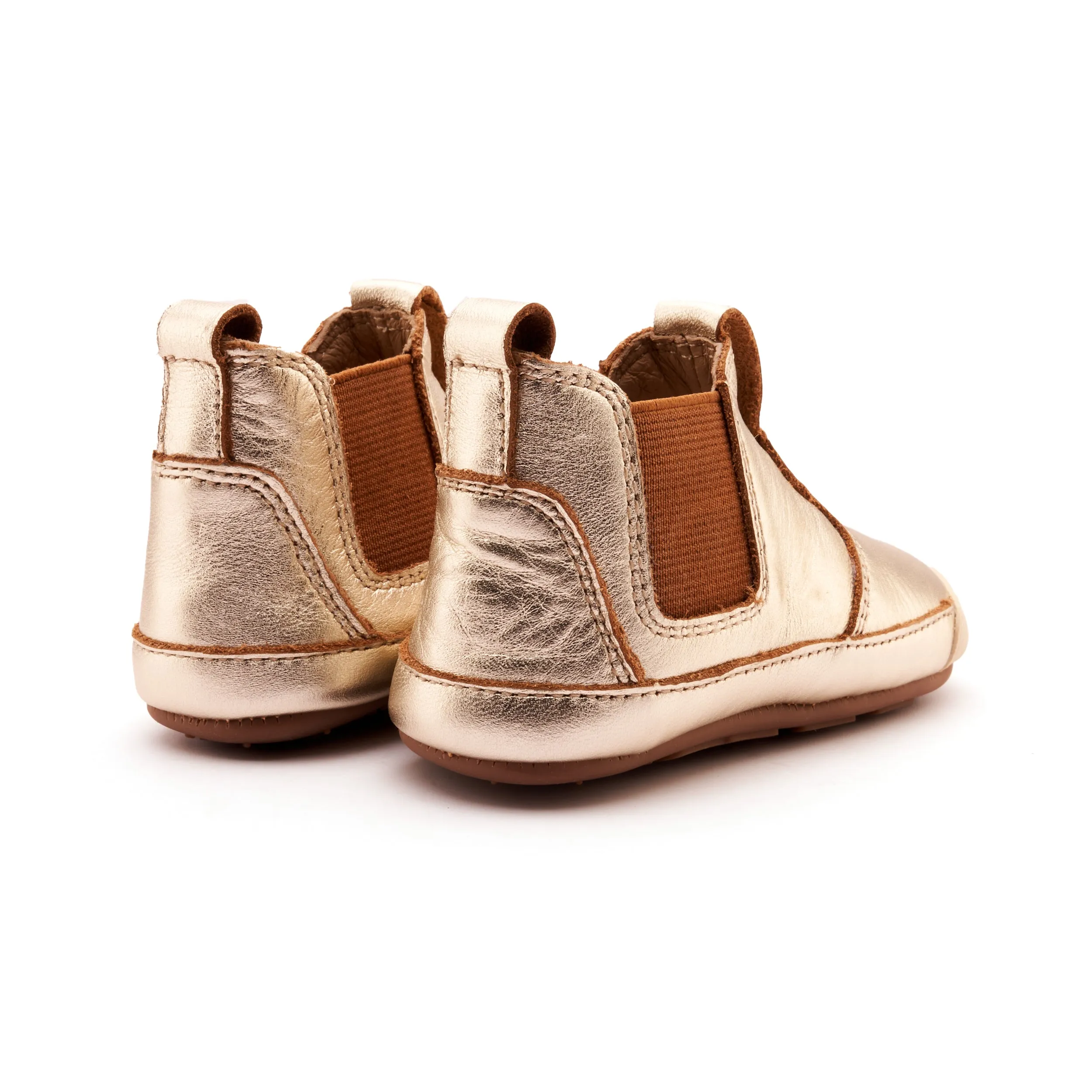 Old Soles Girl's and Boy's Hardy Casual Shoes - Local Gold smart look