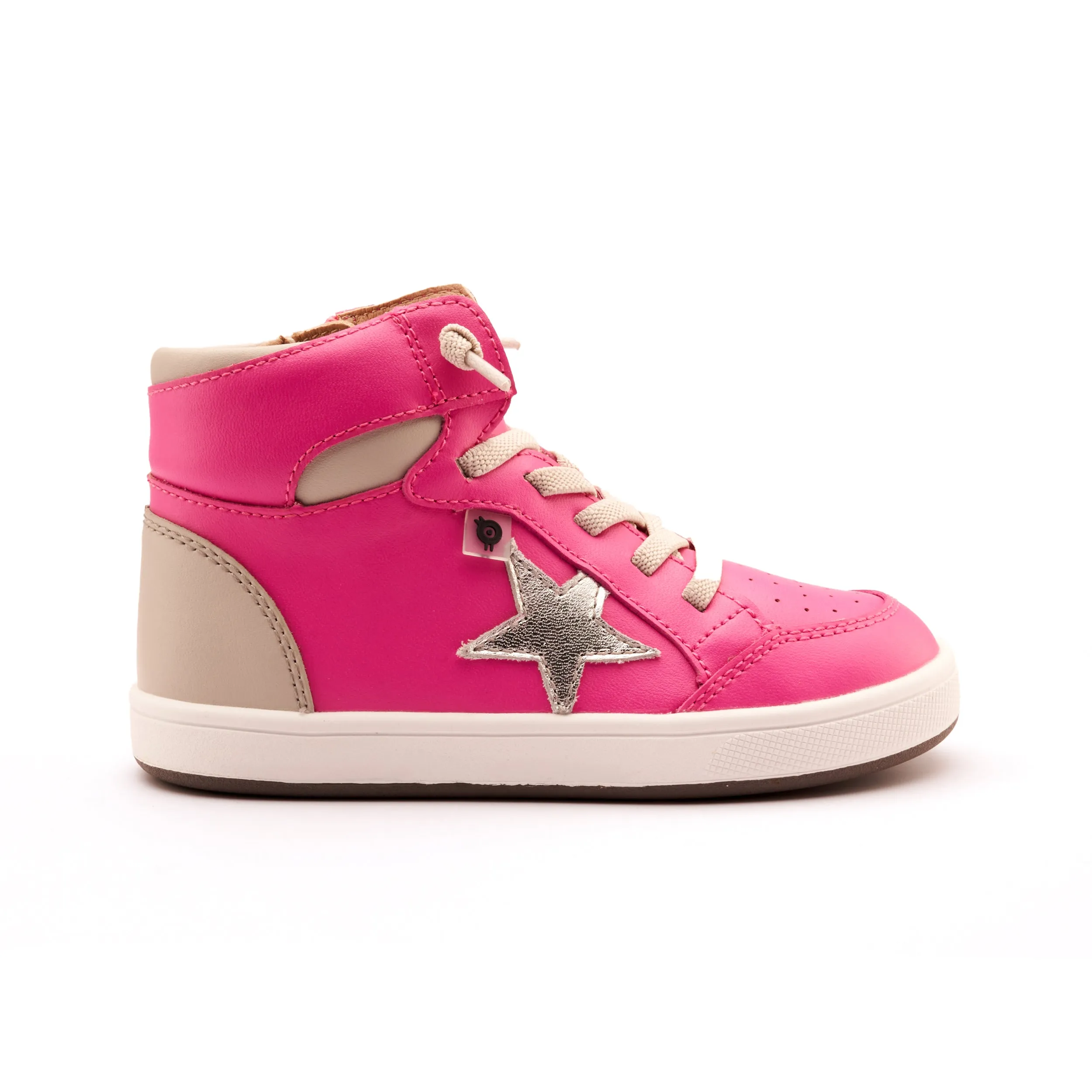 Old Soles Girl's and Boy's Starling Casual Shoes - Rosy / Gris / Silver walk smart