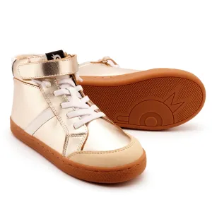 Old Soles Girl's and Boy's Urban Roadway Casual Shoes - Gold / Snow walk smart