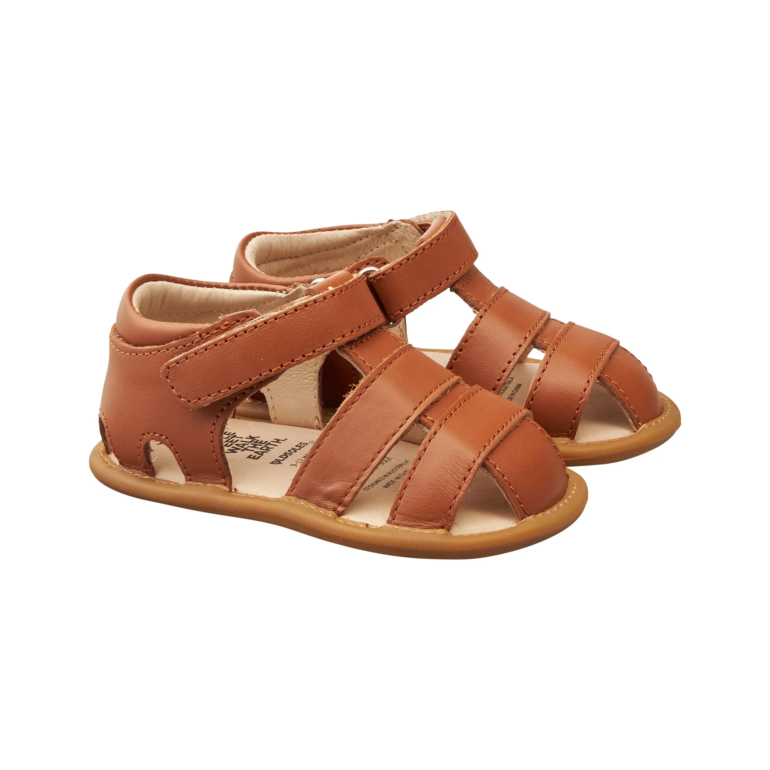 Old Soles Girl's and Boy's Wave Sandals - tan Soft Walk
