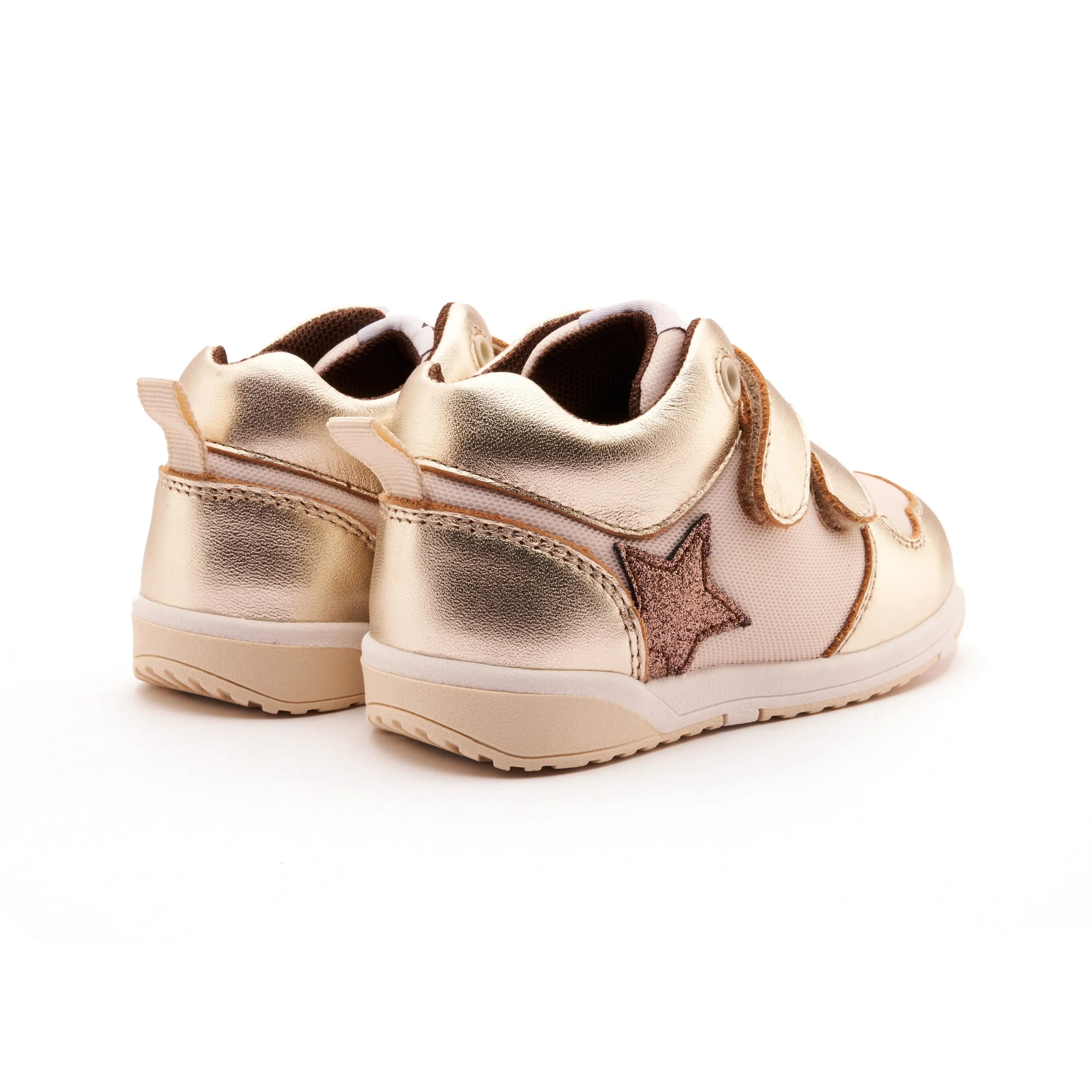 Old Soles Girl's Cefalu Casual Shoes - Titanium / Titanium / Glam Choc no tie