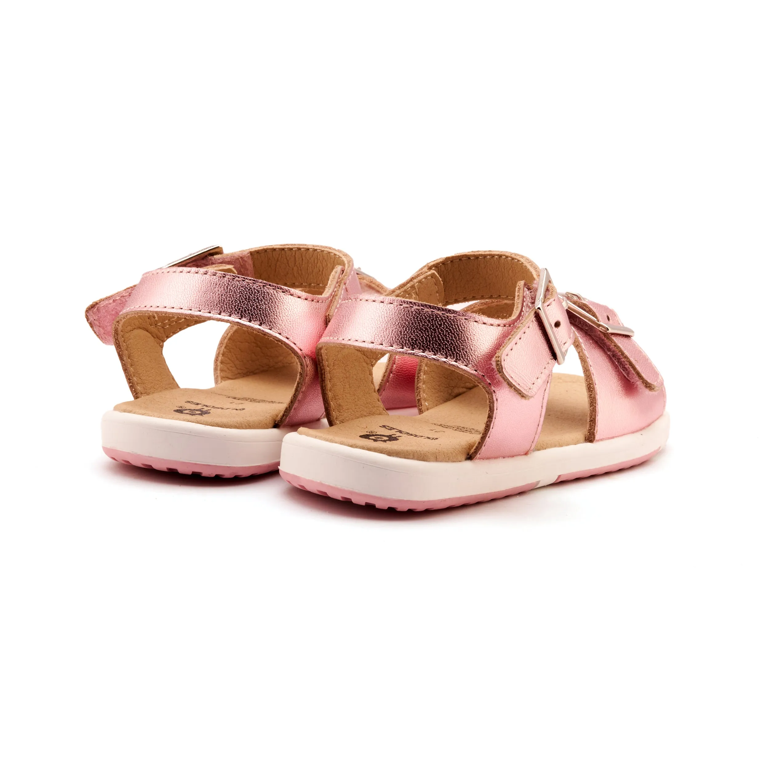 Old Soles Girl's Fresh Cut Sandals - Pink Frost Ocean Path