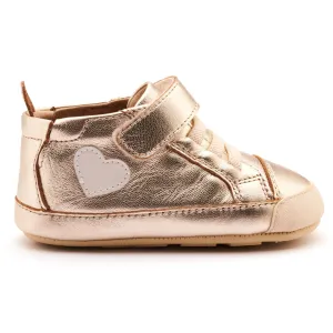 Old Soles Girl's Heartie Casual Shoes - Gold / Nacardo Blanco social mode