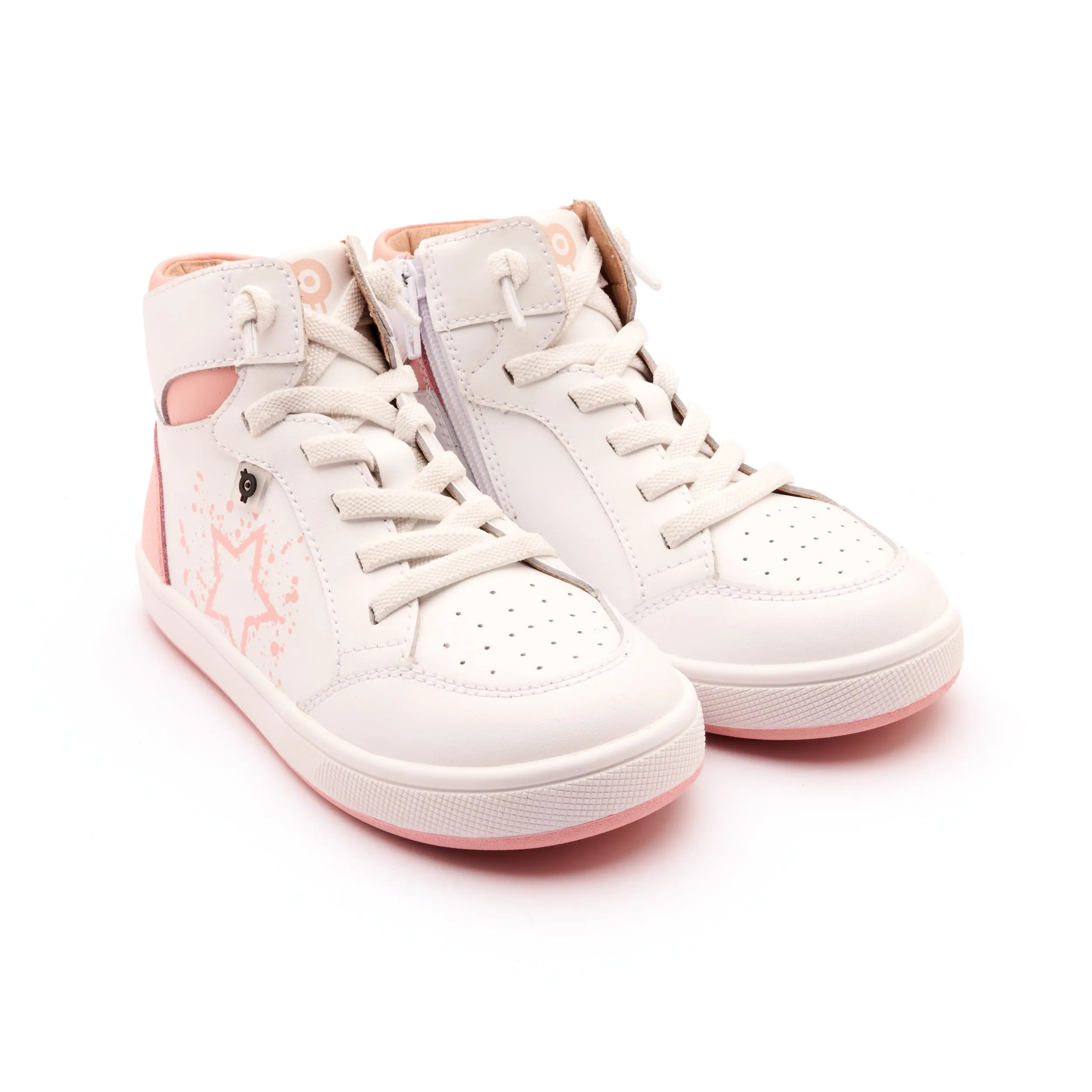 Old Soles Girl's High Splash Casual Shoes - Snow / Cipria / White Cipria comfort style