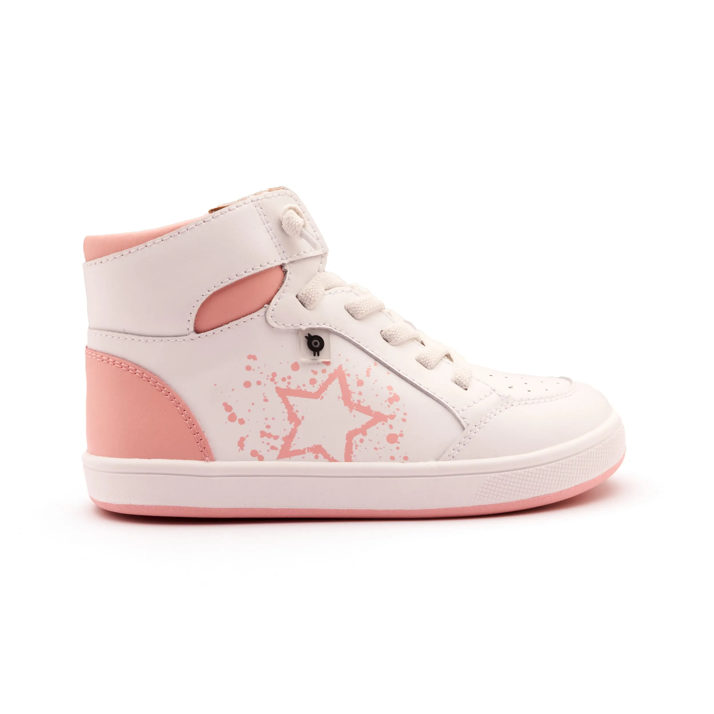 Old Soles Girl's High Splash Casual Shoes - Snow / Cipria / White Cipria rest time