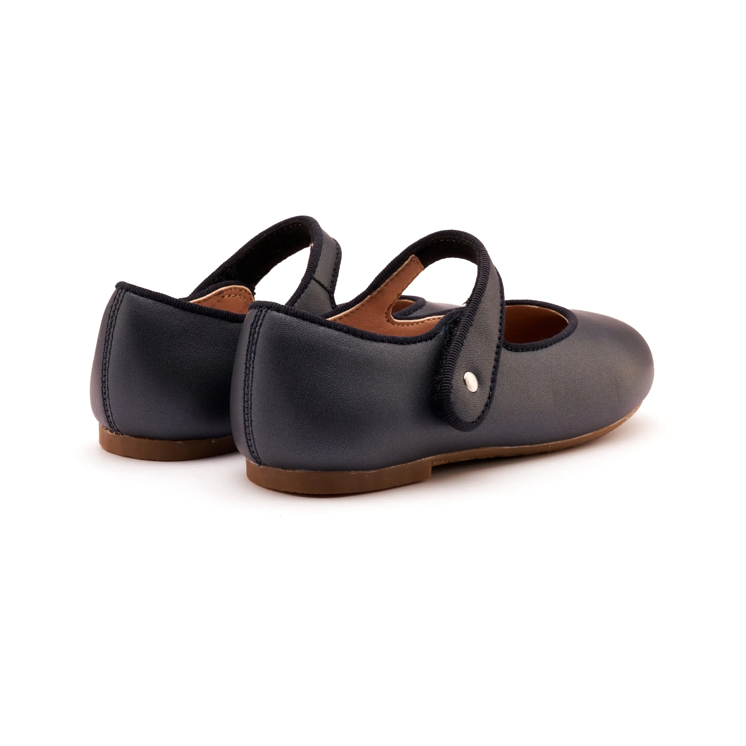Old Soles Girl's Lady Jane Flat Shoes - Nacardo Navy urban blend