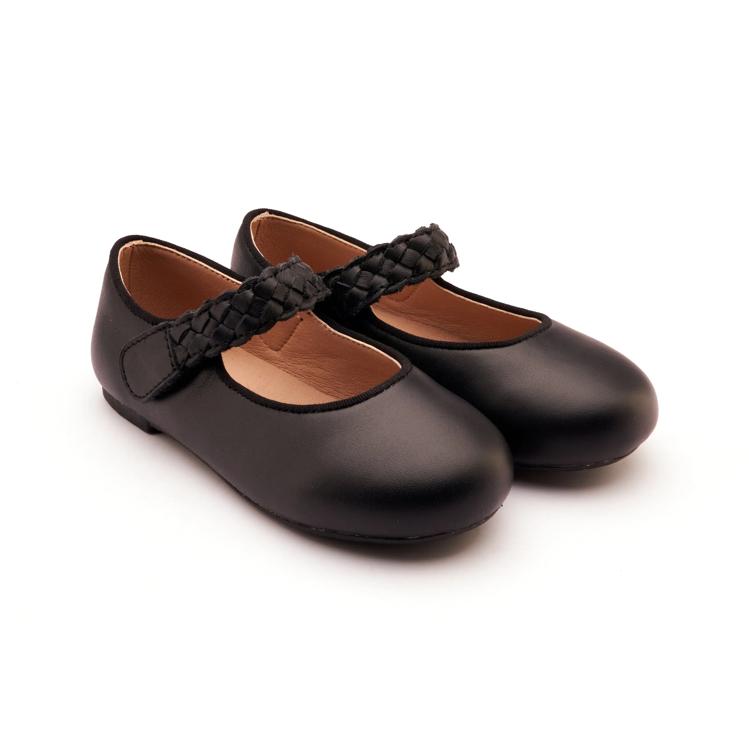 Old Soles Girl's Lady Plat Shoes - Black all-day fit