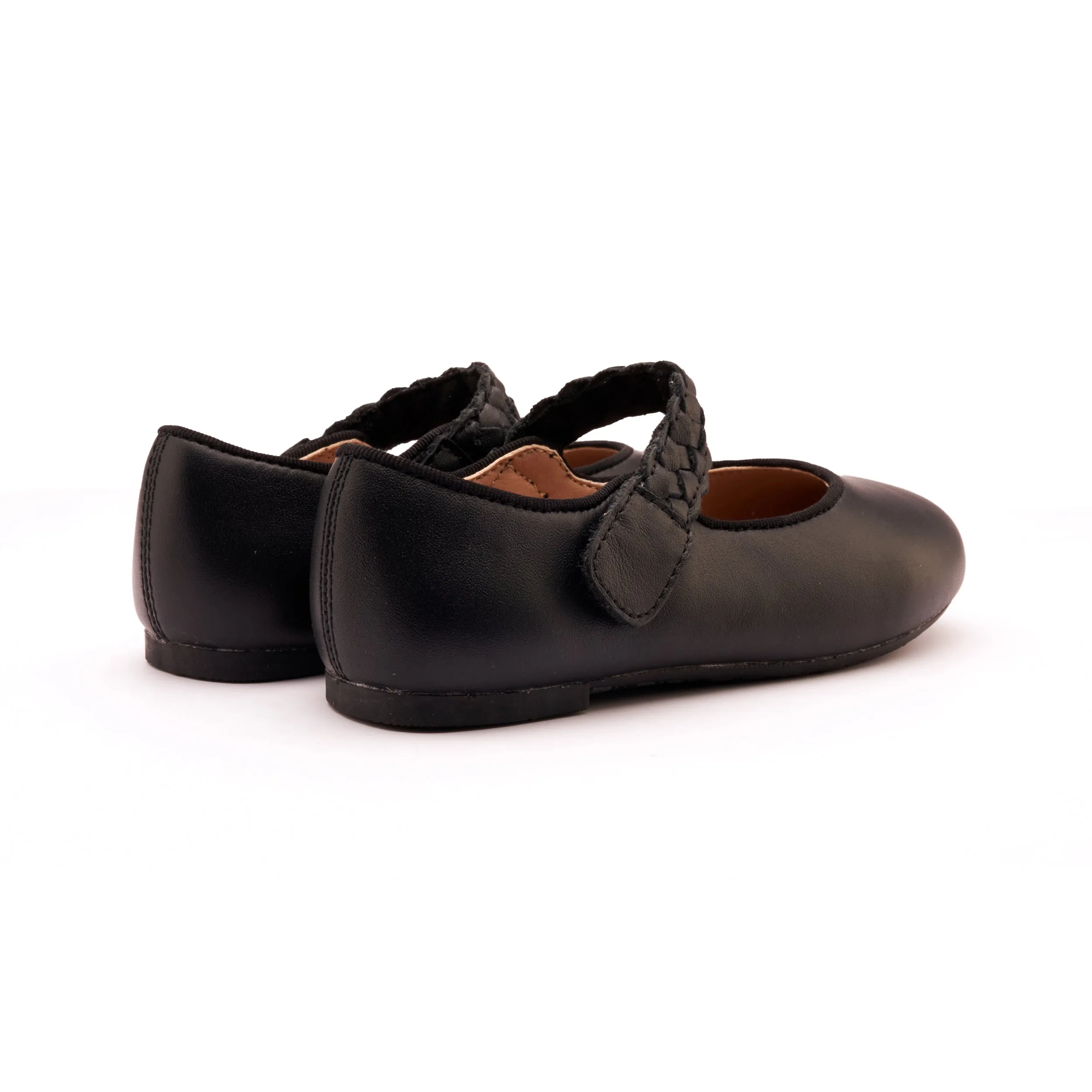 Old Soles Girl's Lady Plat Shoes - Black arch support