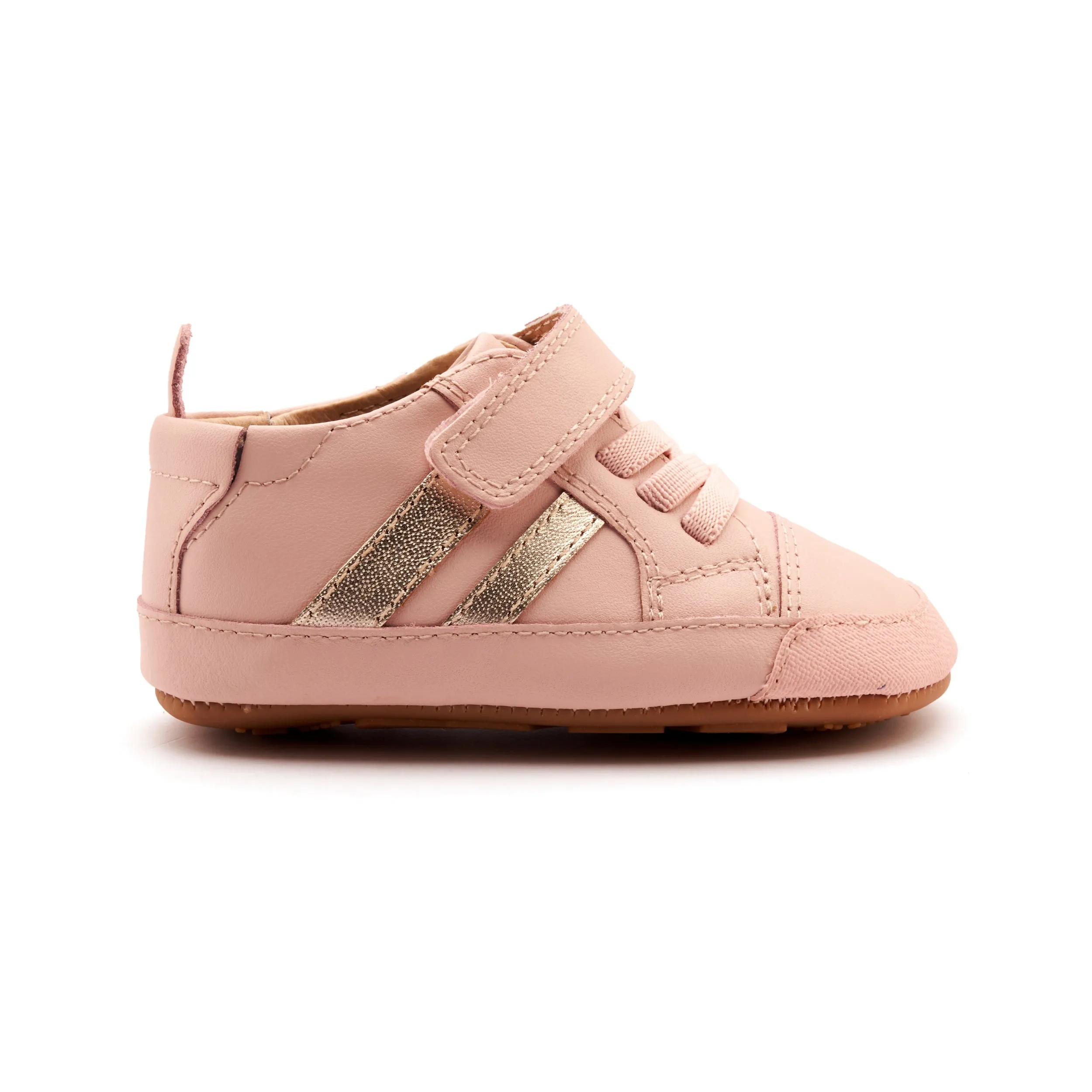Old Soles Girl's Low Roller Casual Shoes - Dalia / Gold long hour