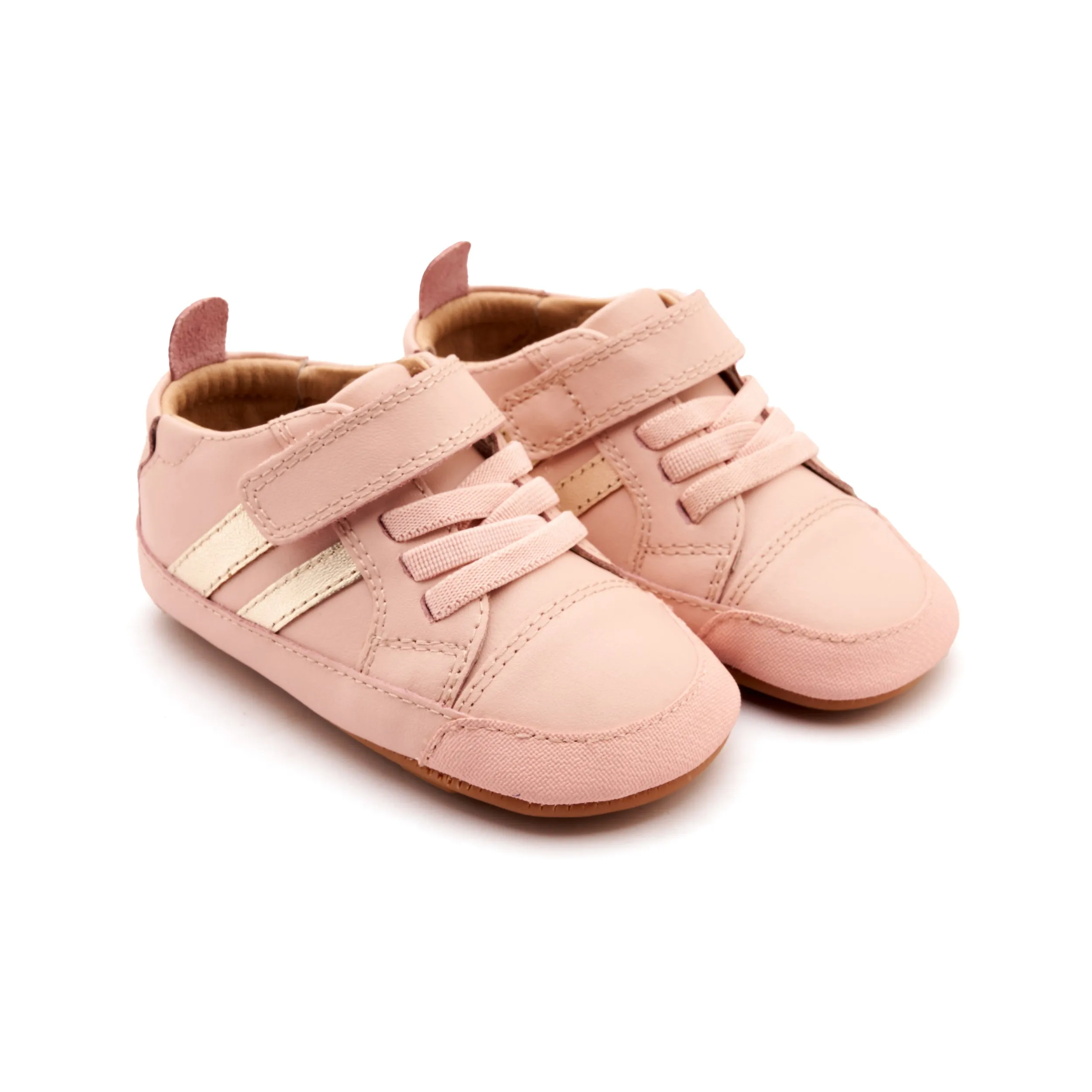 Old Soles Girl's Low Roller Casual Shoes - Dalia / Gold light sole