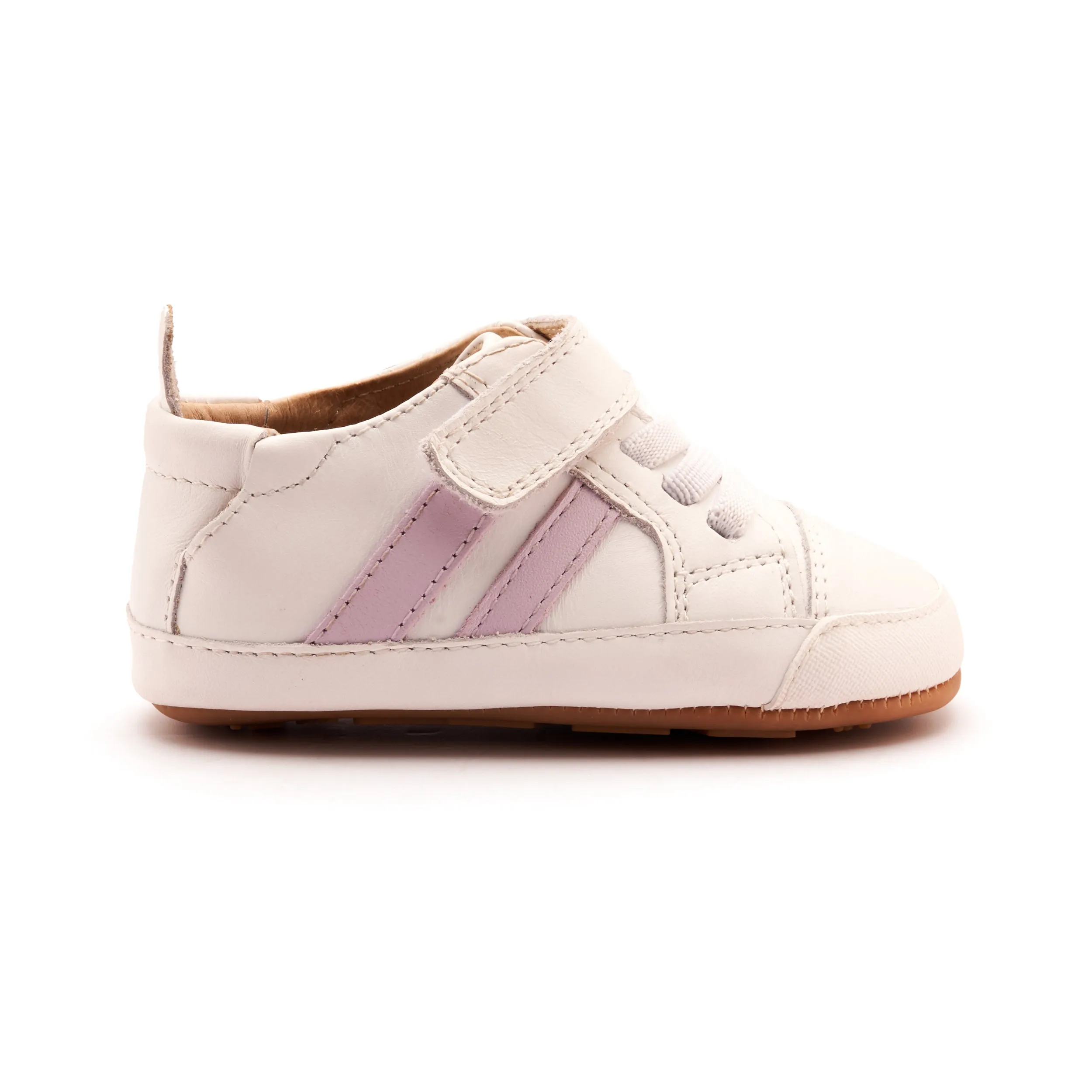 Old Soles Girl's Low Roller Casual Shoes - Snow / Lilium breeze walk