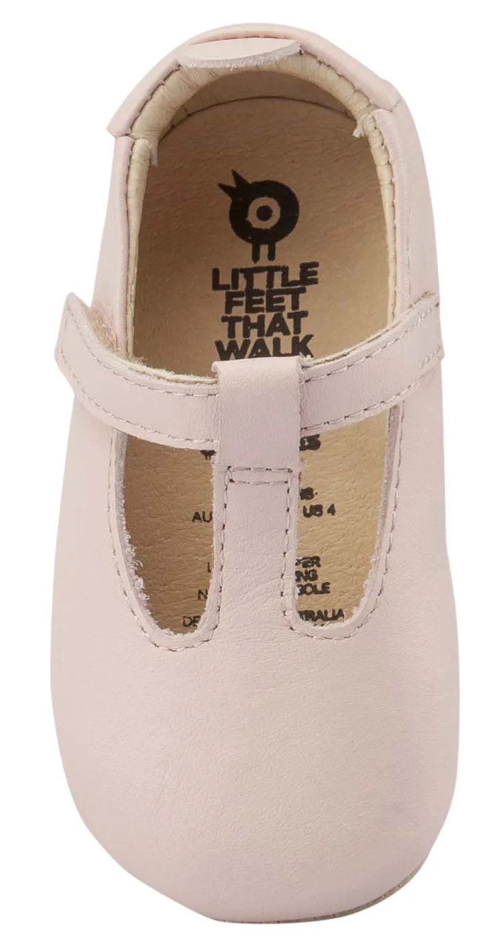 Old Soles Girl's Ohme-Bub, Powder Pink no tie