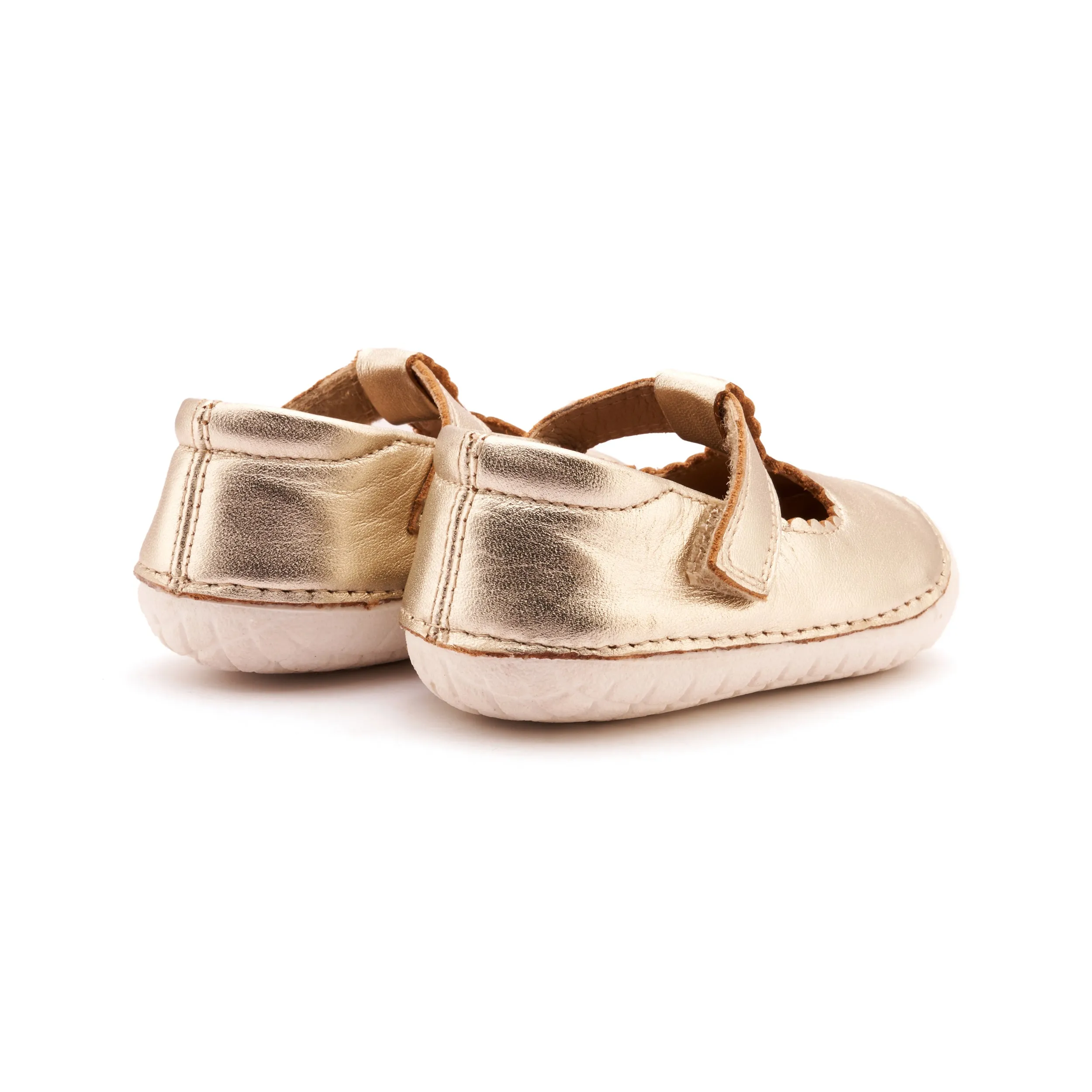Old Soles Girl's Pave Classic-T Mary Jane Shoes - Gold / Snow relax fit
