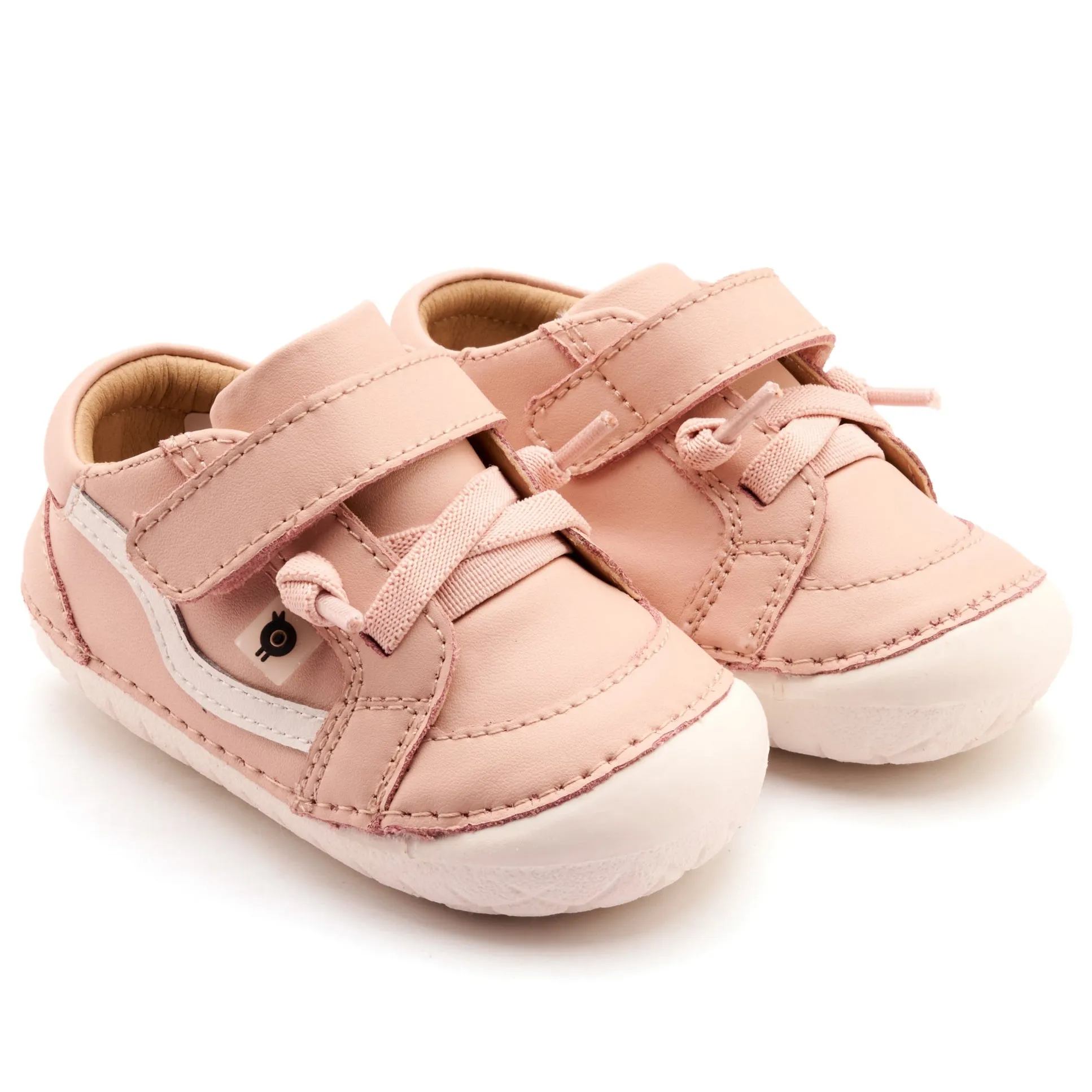 Old Soles Girl's Pave Squiggle Casual Shoes - Powder Pink / Snow light step