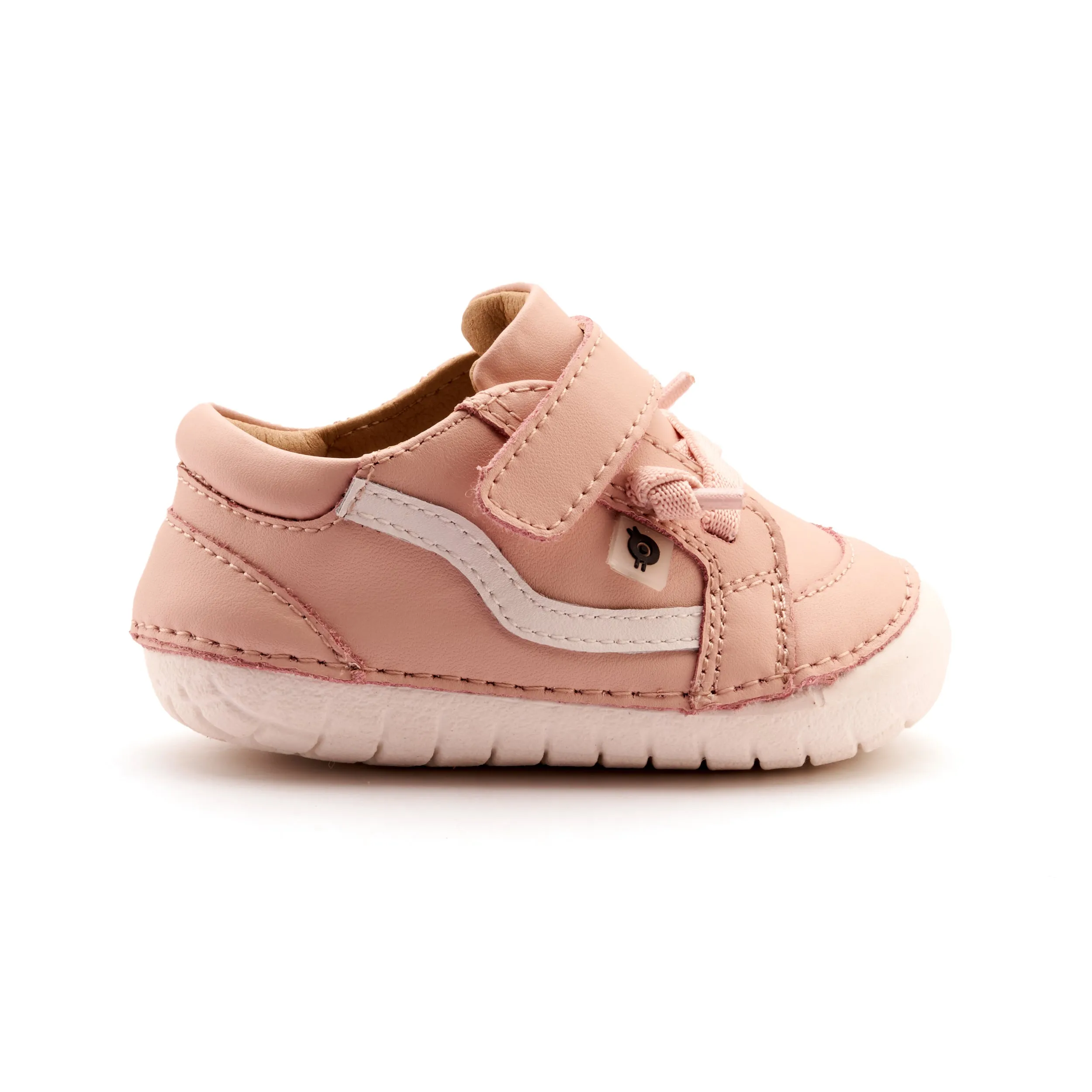 Old Soles Girl's Pave Squiggle Casual Shoes - Powder Pink / Snow sunny day