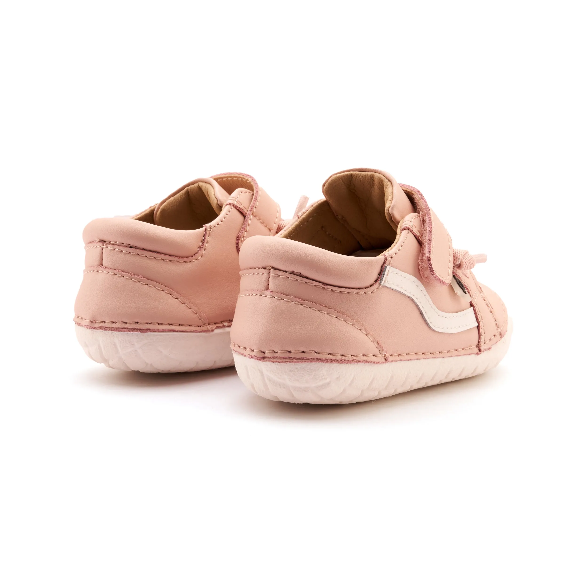 Old Soles Girl's Pave Squiggle Casual Shoes - Powder Pink / Snow soft base