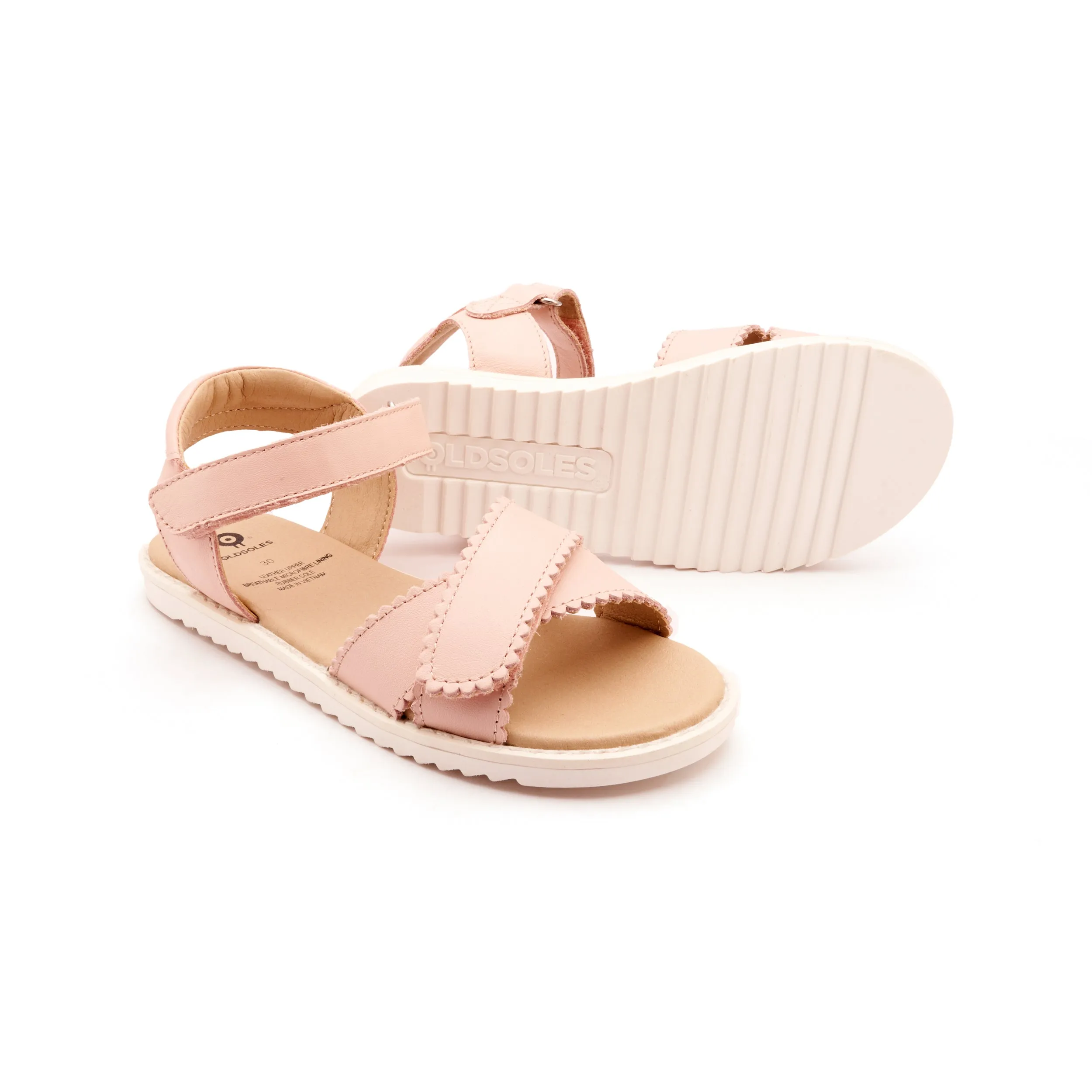 Old Soles Girl's Peachy Sandals - Powder Pink Chill Mood