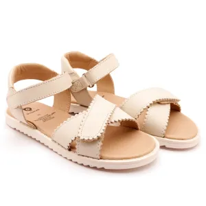 Old Soles Girl's Peachy Sandals - Vanilla Gentle Fit