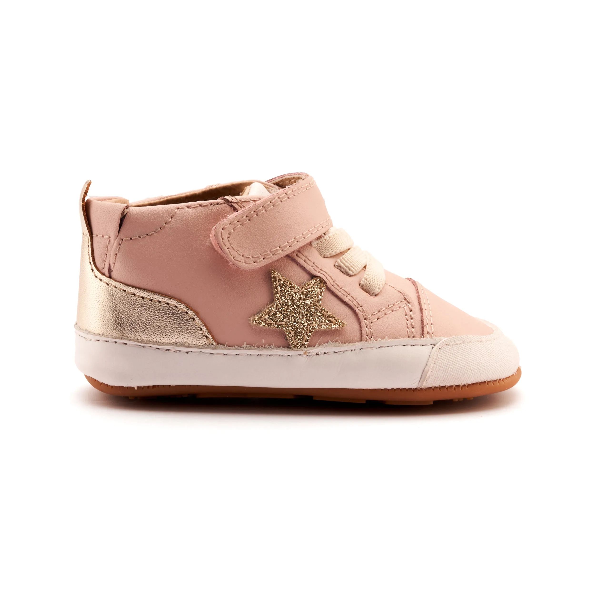 Old Soles Girl's Platinum Bub Casual Shoes - Dalia / Glam Gold / Gold smooth rush