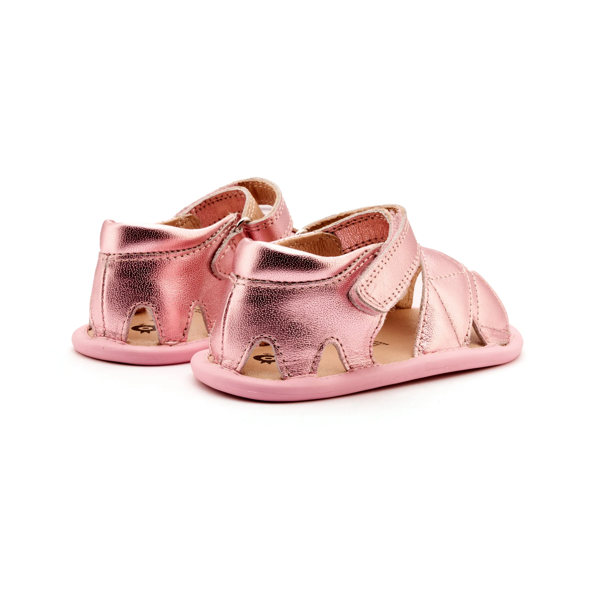 Old Soles Girl's Puff Bub Sandals - Pink Frost Resort Feel