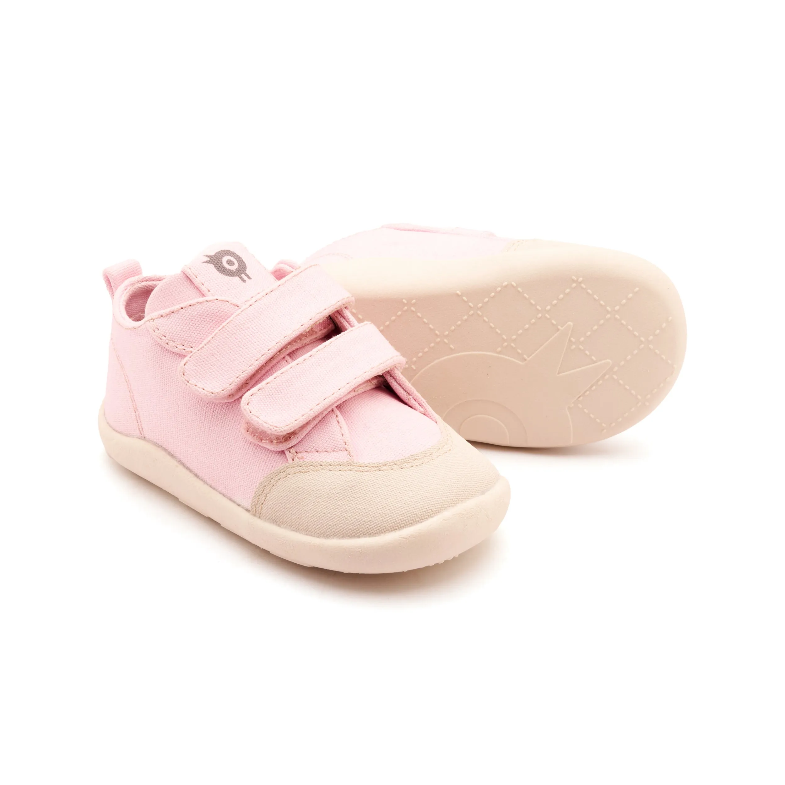 Old Soles Girl's Salty Ground Casual Shoes - Light Pink Canvas short trip